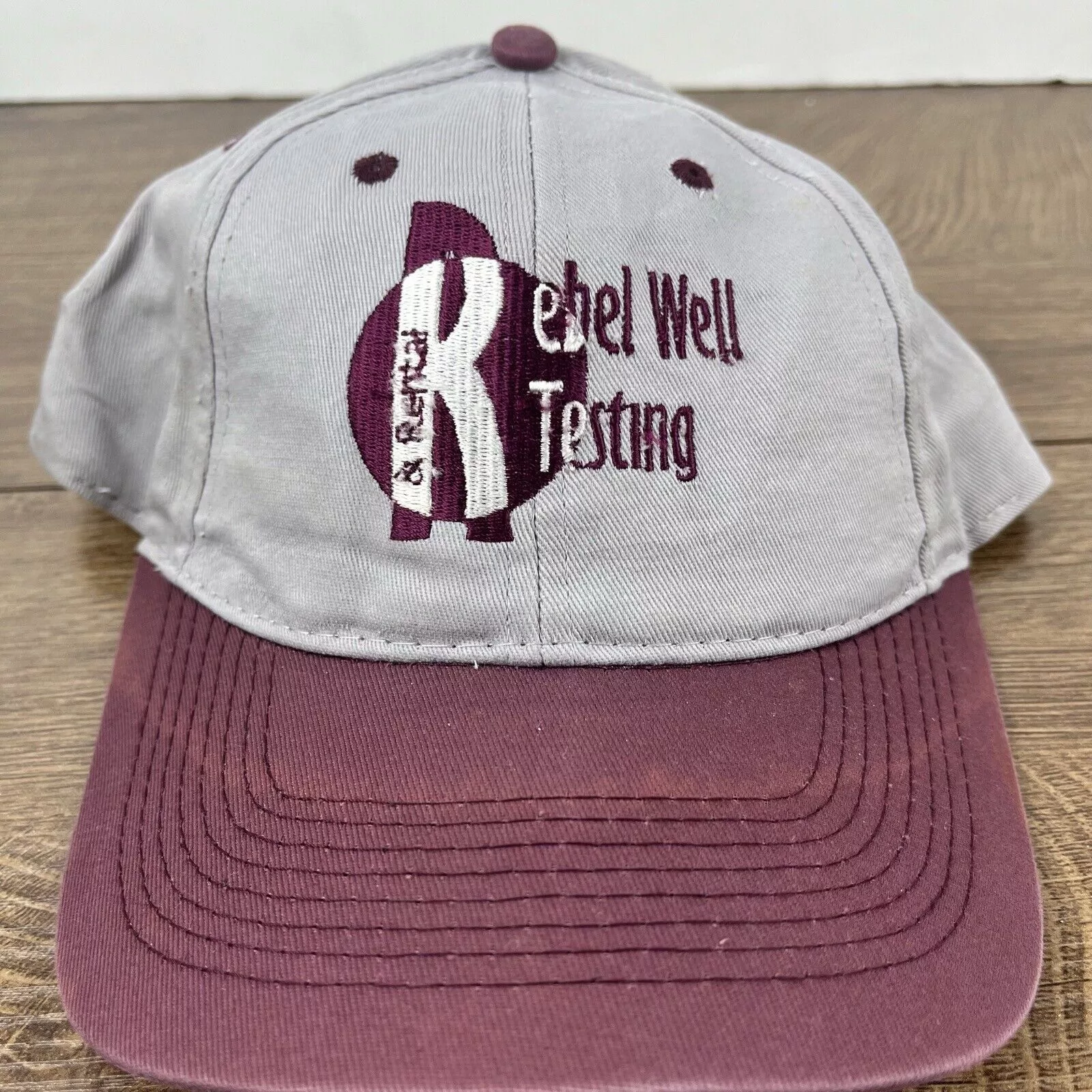 Other Hats Other Rebel Well Testing Hat Snapback Hat Gray Adjustable Hat Adul