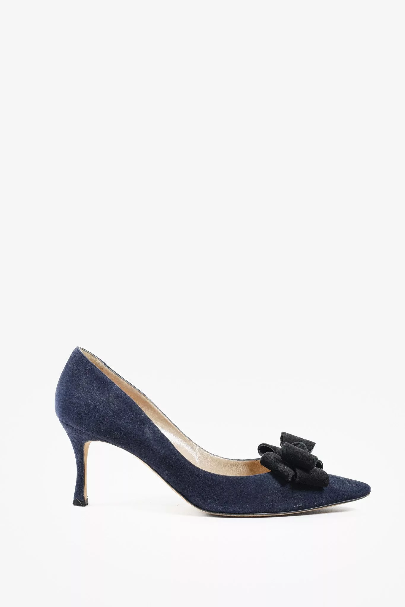 Manolo Blahnik Heels Manolo Blahnik Lisane Bow Pumps Black