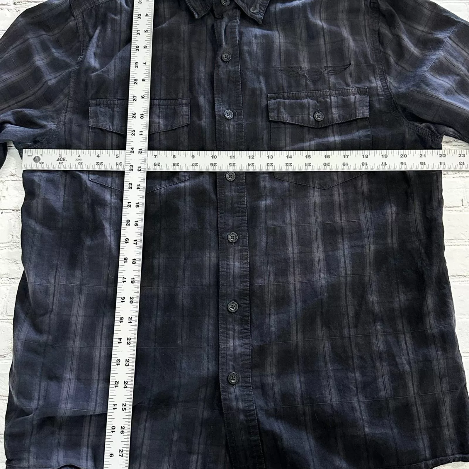 Harley Davidson Shirts Button Ups Harley Davidson short sleeve button down shirt Black