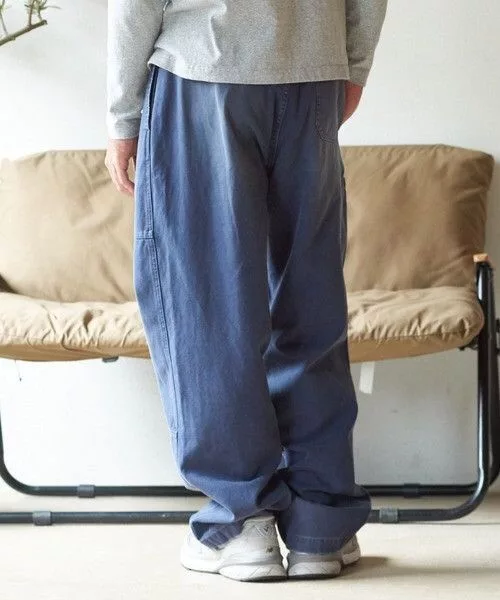 Nigel Cabourn Casual Pants Nigel Cabourn Lybro P-65 Drawstring Work Pants Blue