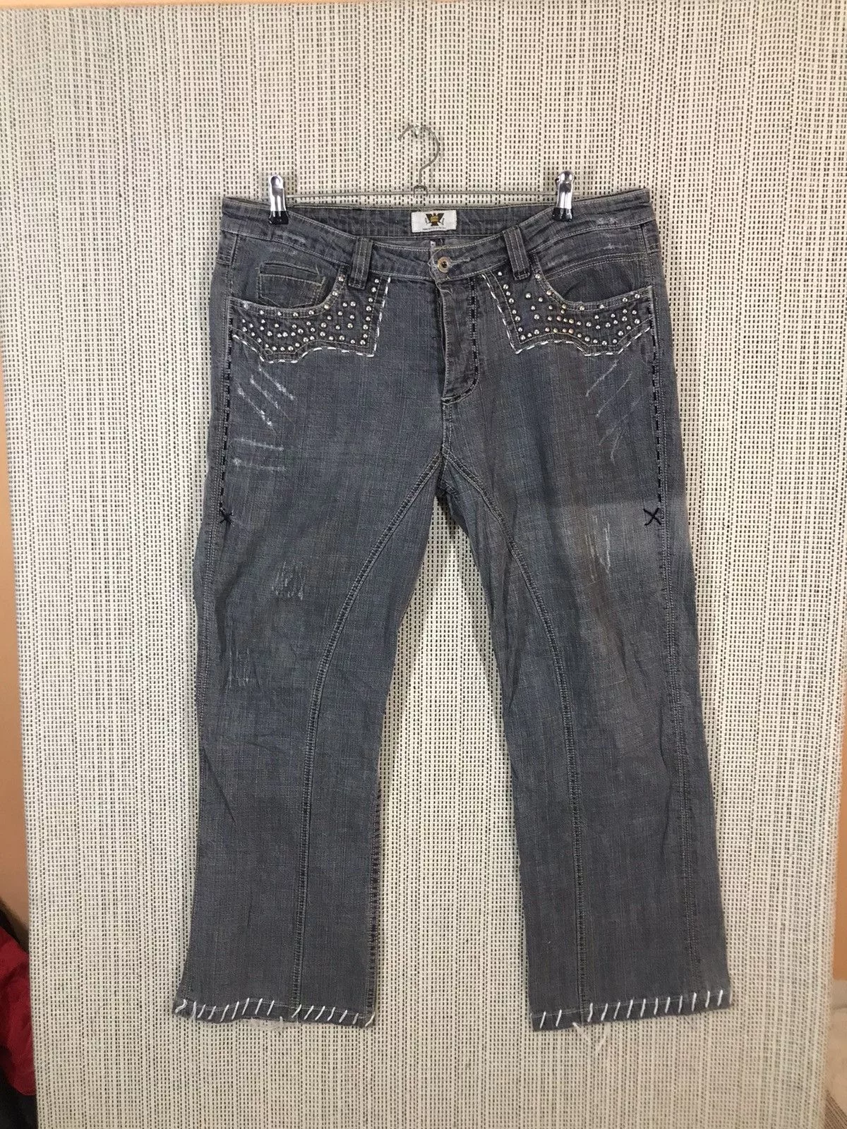 Antik Denim Denim ‼️ANTIK DENIM DISTRESSED DENIM NICE PATTERN‼️ Black Vintage