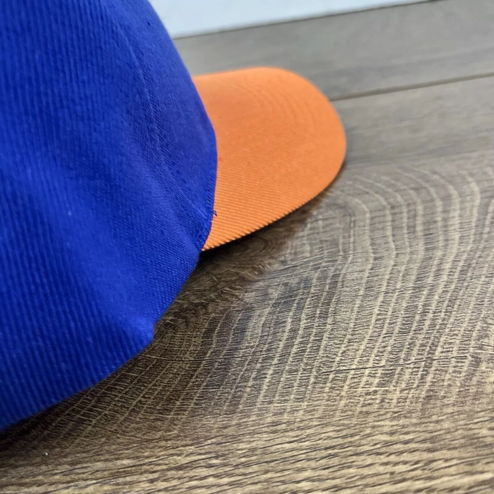 Other Hats Other Blue Orange Baseball Hat Blue Adjustable Hat Blue Adult Size