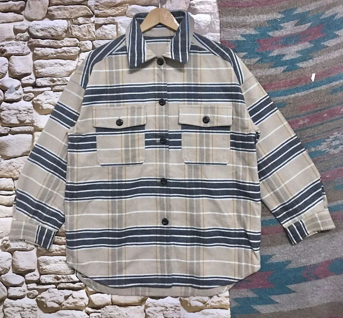 GU Button Ups GU × Japanese Brand Gu Flannel (unisex) Multi