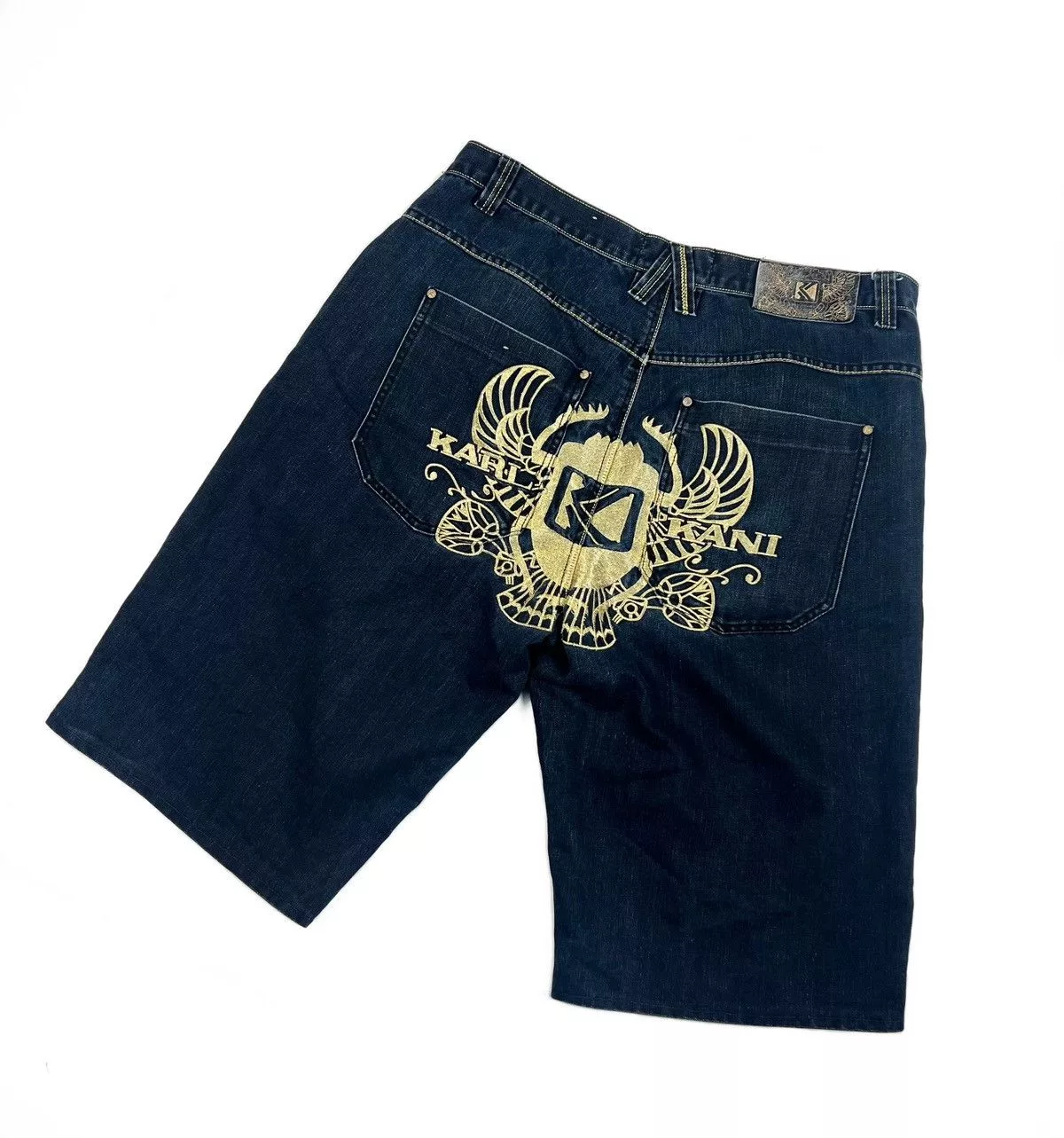 Karl Kani Shorts Karl Kani × Vintage Vintage Karl Kani Denim Shorts Big Logo Y2k Blue