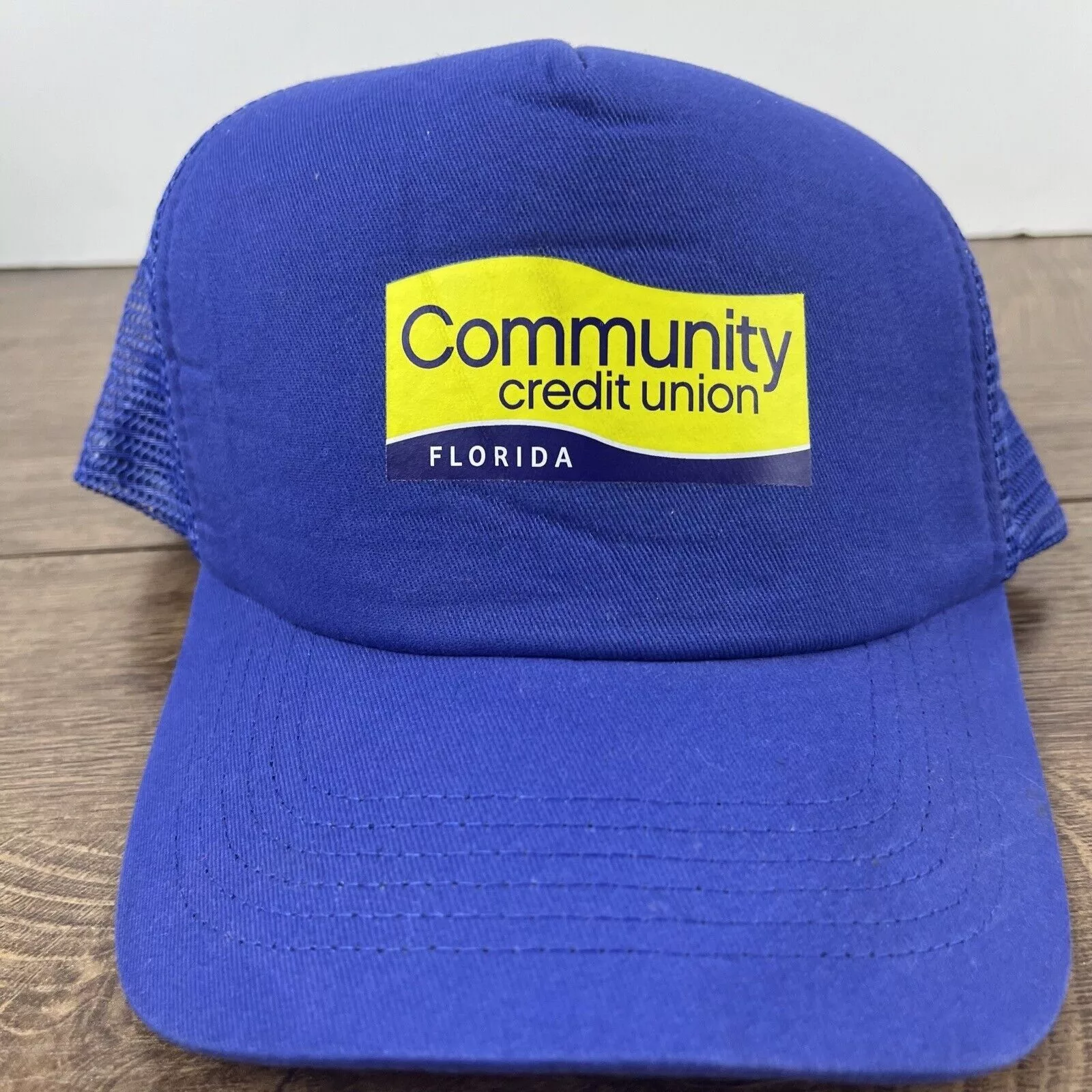 Other Hats Other Community Credit Union Snapback Hat Blue Adjustable Hat Blue