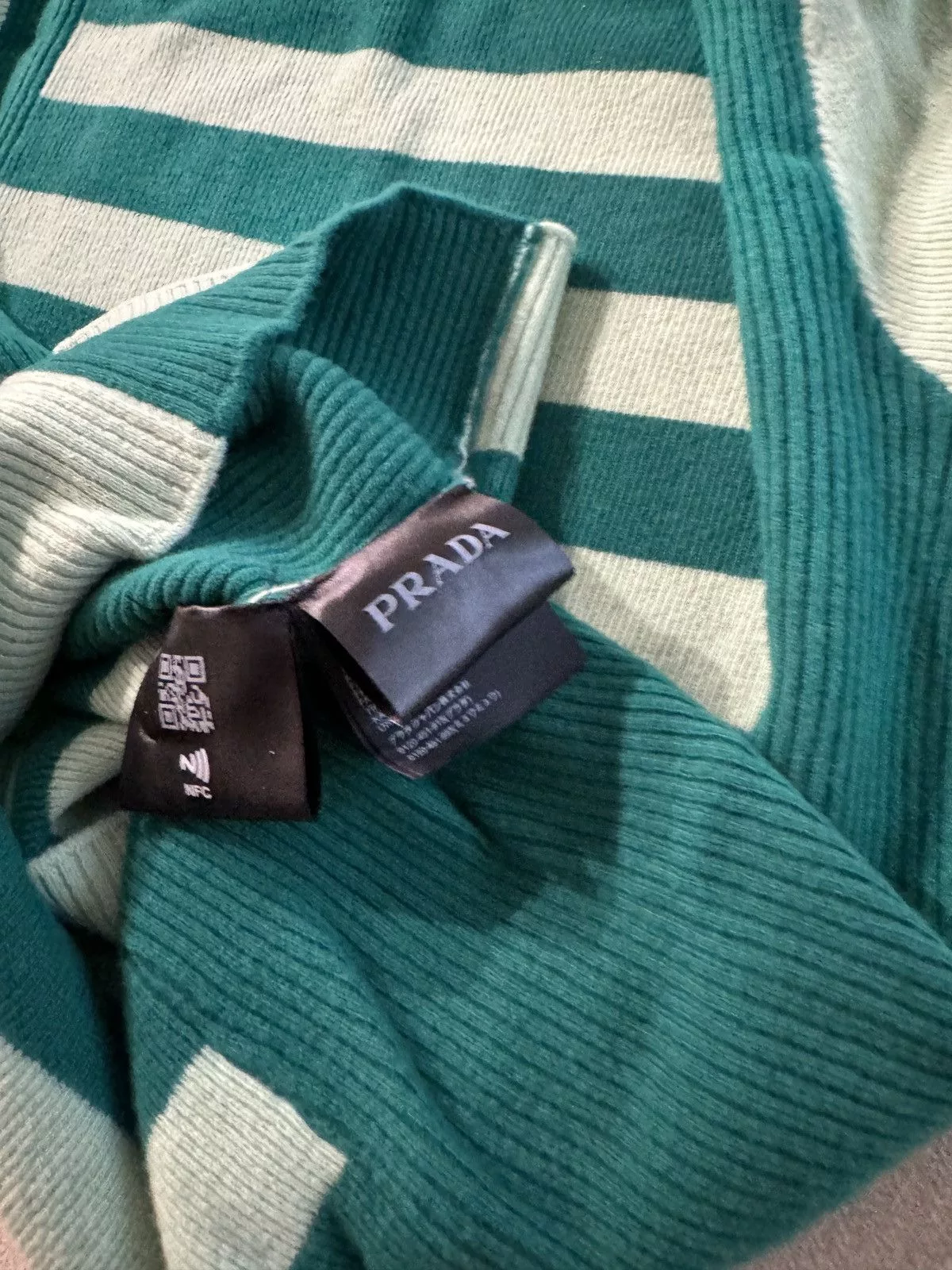 Prada Sweaters Knitwear Prada SS23 Knit Turtleneck Green