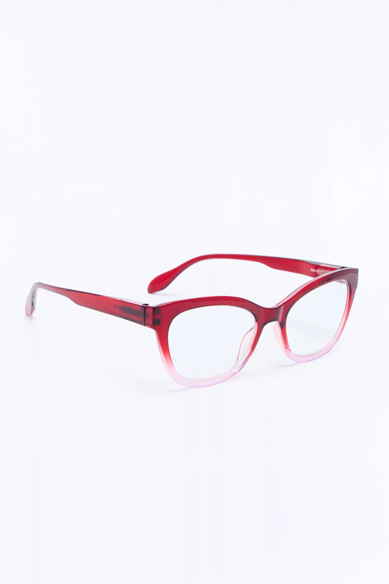 Ombre Aura Reader Glasses - Red/combo