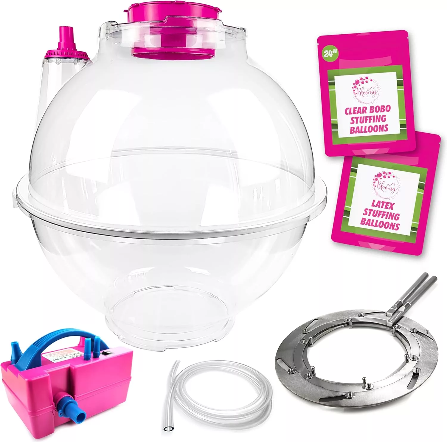 BLOONSY Balloon Stuffing Machine | Balloon Stuffer Machine Kit with Electric Air Pump and Expander Tool