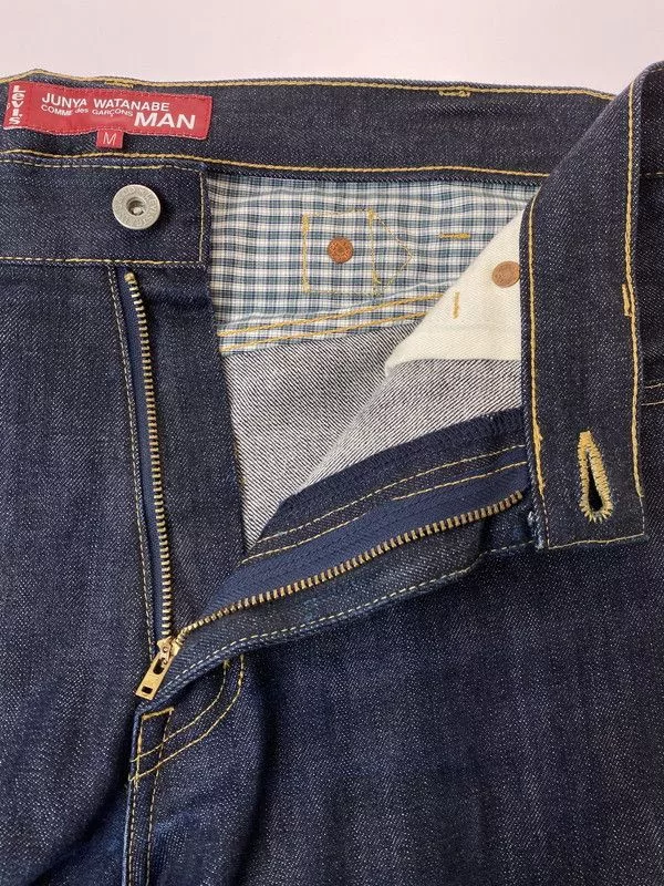 Junya Watanabe Denim Back Pocket Design Pants Indigo Purple