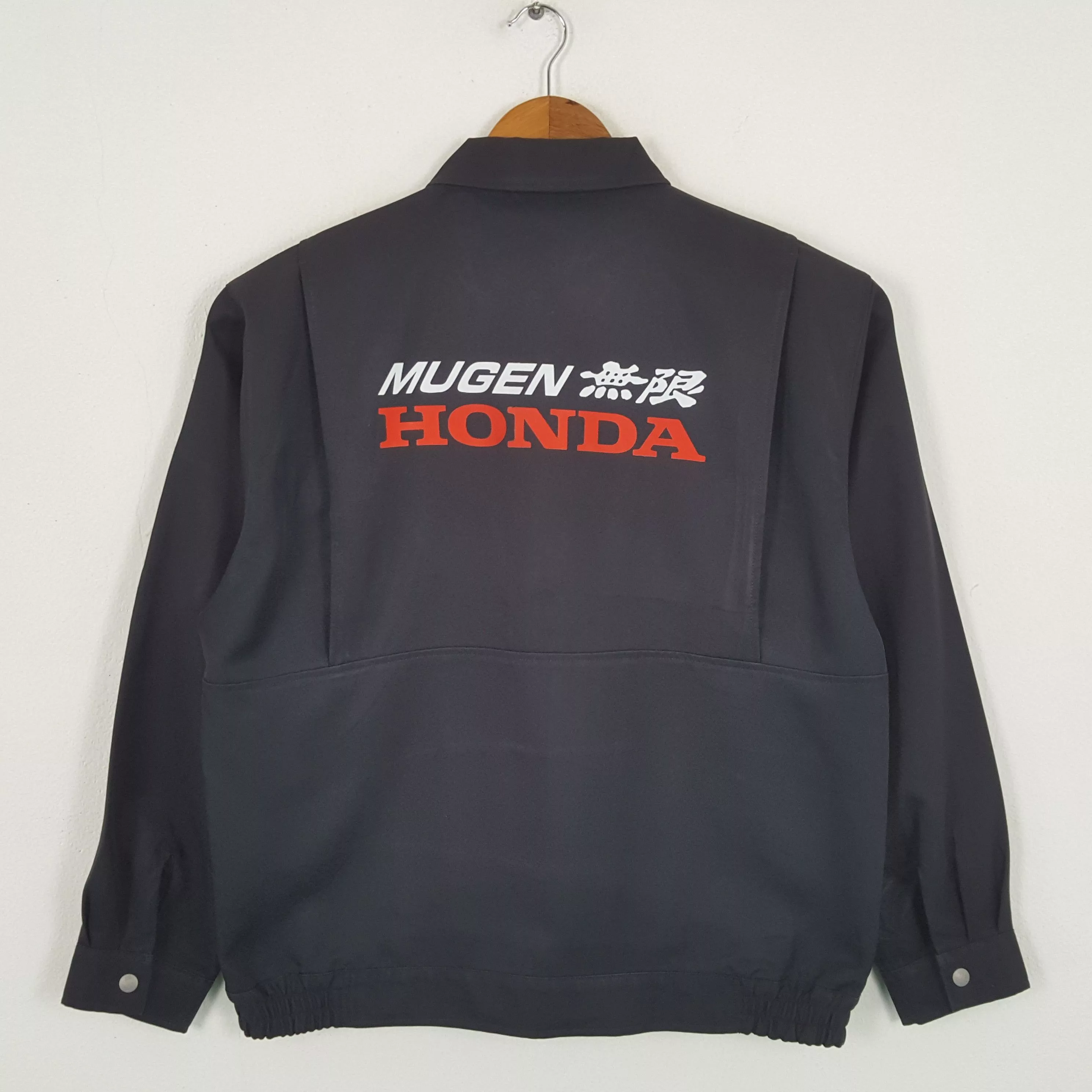 Honda Light Jackets Honda × Vintage Vintage MUGEN HONDA Japanese Racing Team Custom Jacket Black