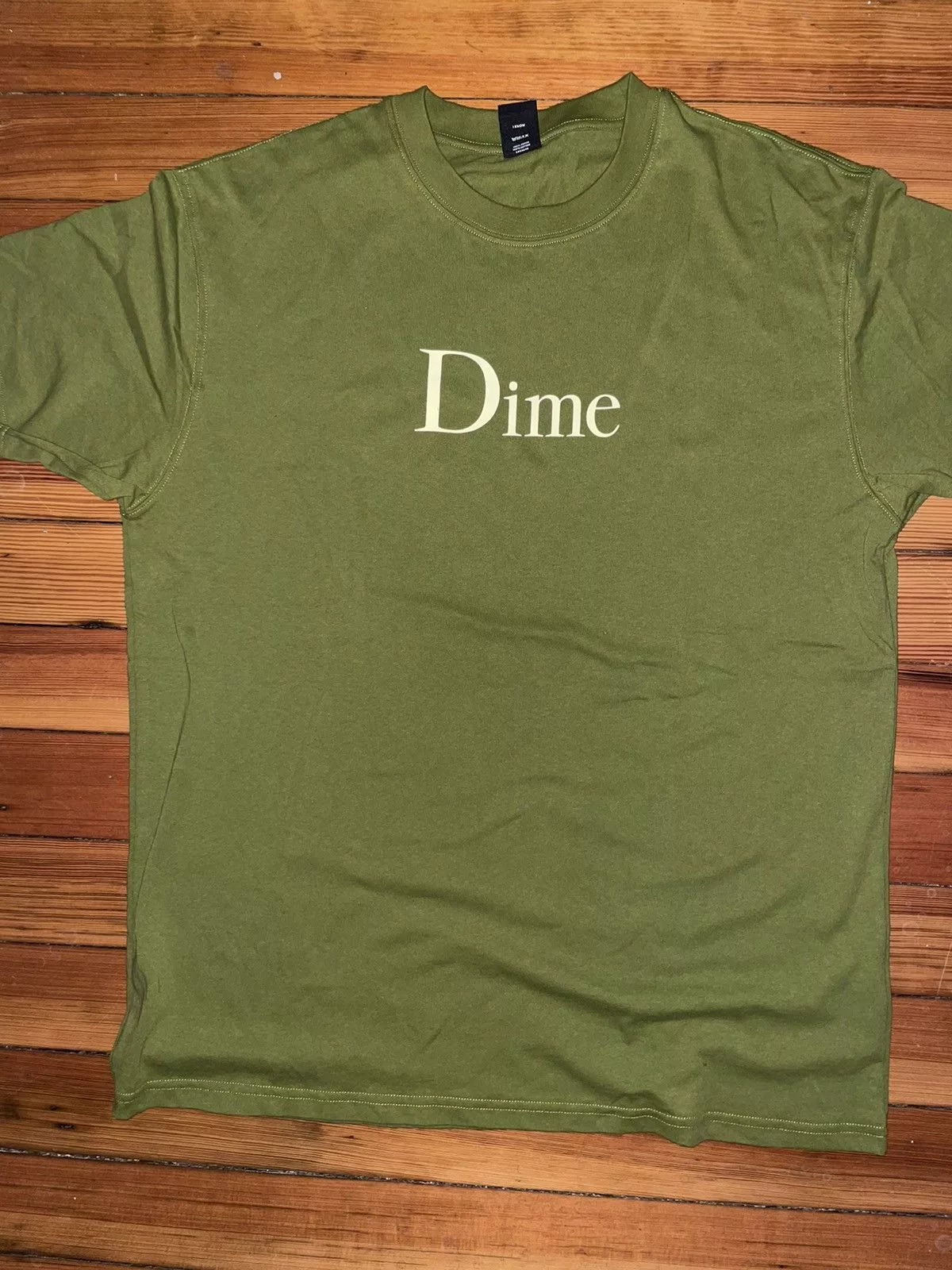 Dime Short Sleeve T Shirts Dime Classic Logo Tee Green