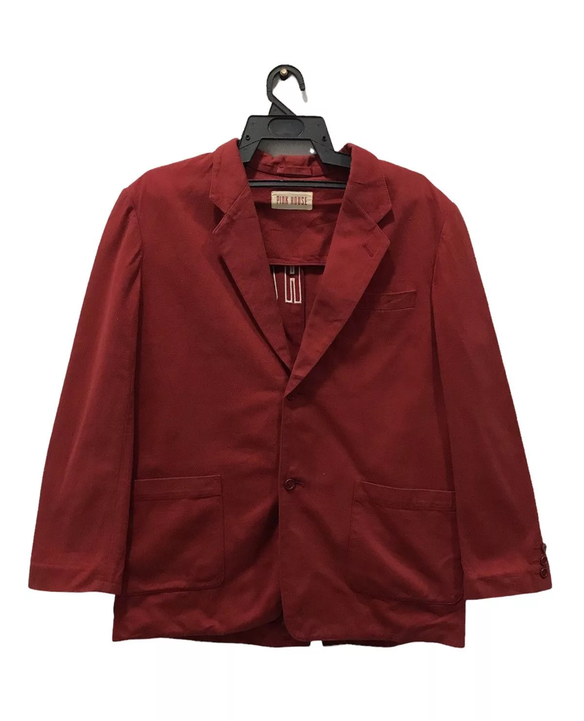 Pink House Light Jackets PINK HOUSE BLAZER COAT Red