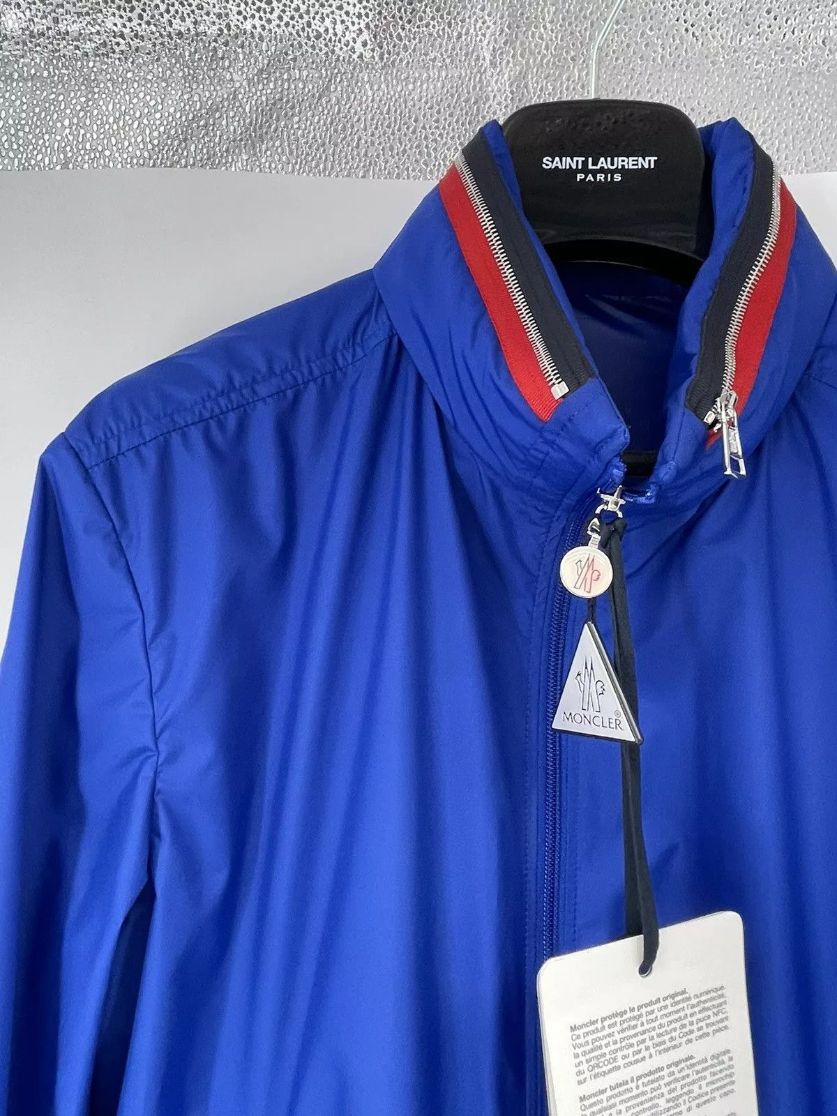 Moncler Light Jackets Moncler Karlak Jacket Size 5 Blue