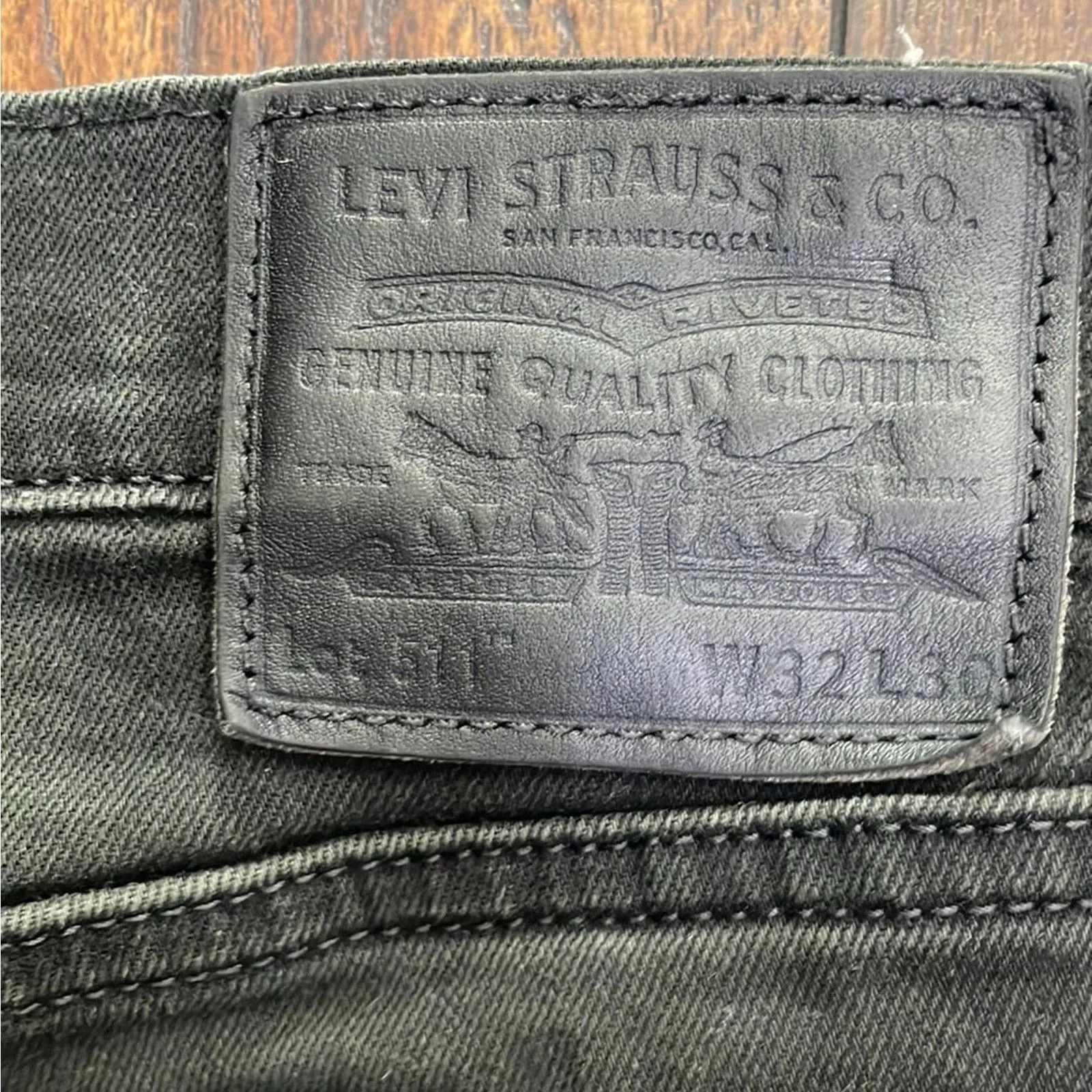 Levi's Denim Levi's Levis Big E Jeans 32x30 Black