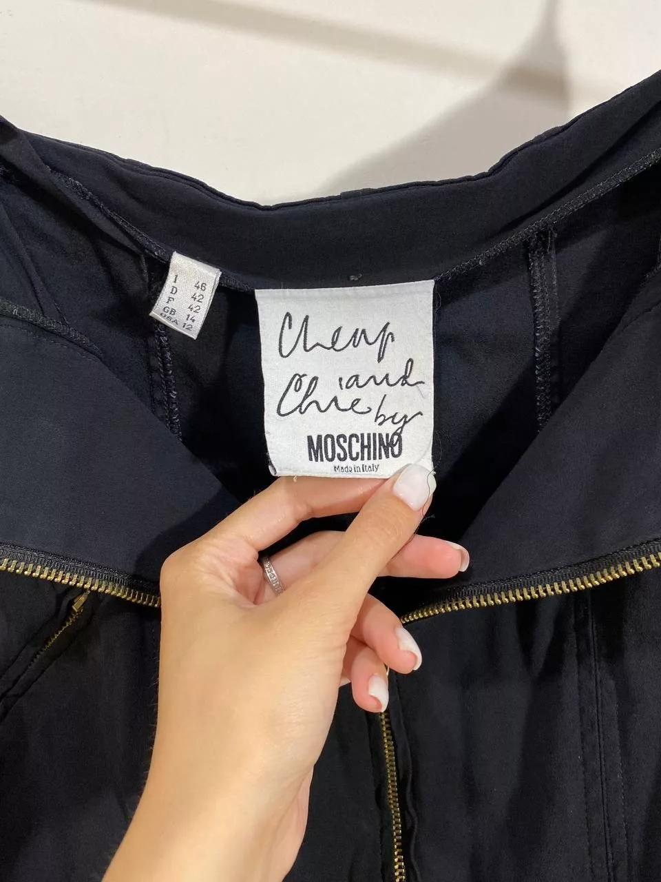 Moschino Midi Skirts Moschino Cheap and chip skirt Black