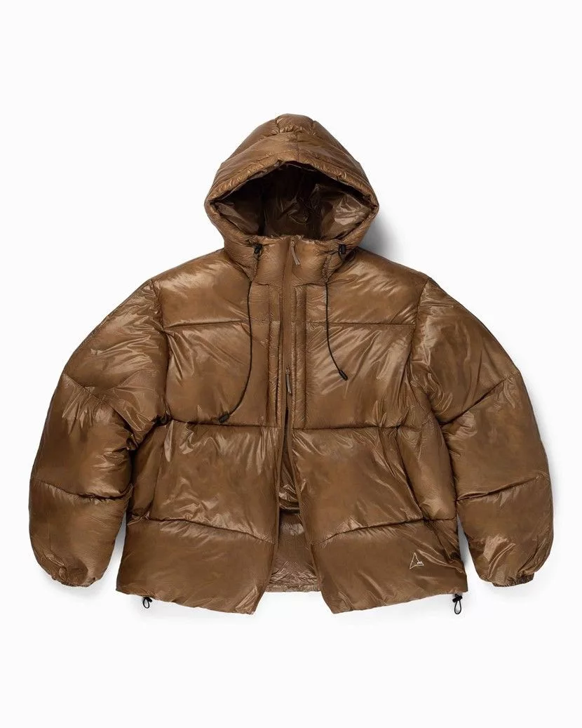 ROA Heavy Coats ROA Hiking Down Puffer Jacket Brown