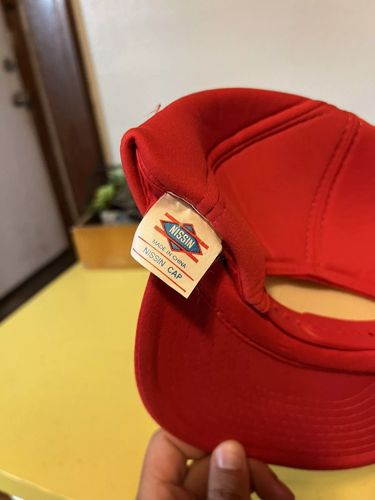 Vintage Hats Vintage Trucker Hat Red