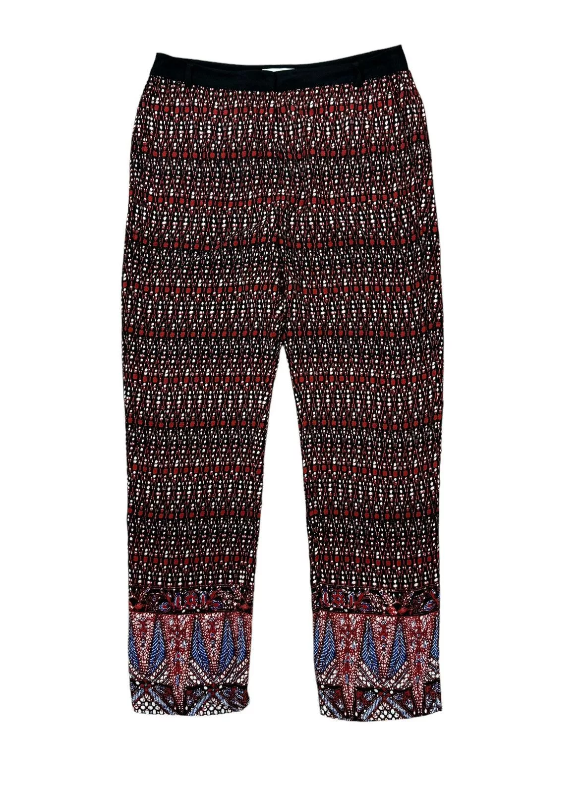 Sandro Pants Sandro Paris Viscose Trourers Ornament size 38 Multi
