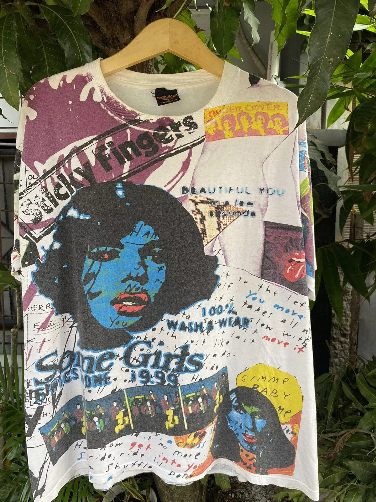 Brockum Short Sleeve T Shirts Brockum × Vintage Rolling Stones AOP (1994) RARE 🏆 White