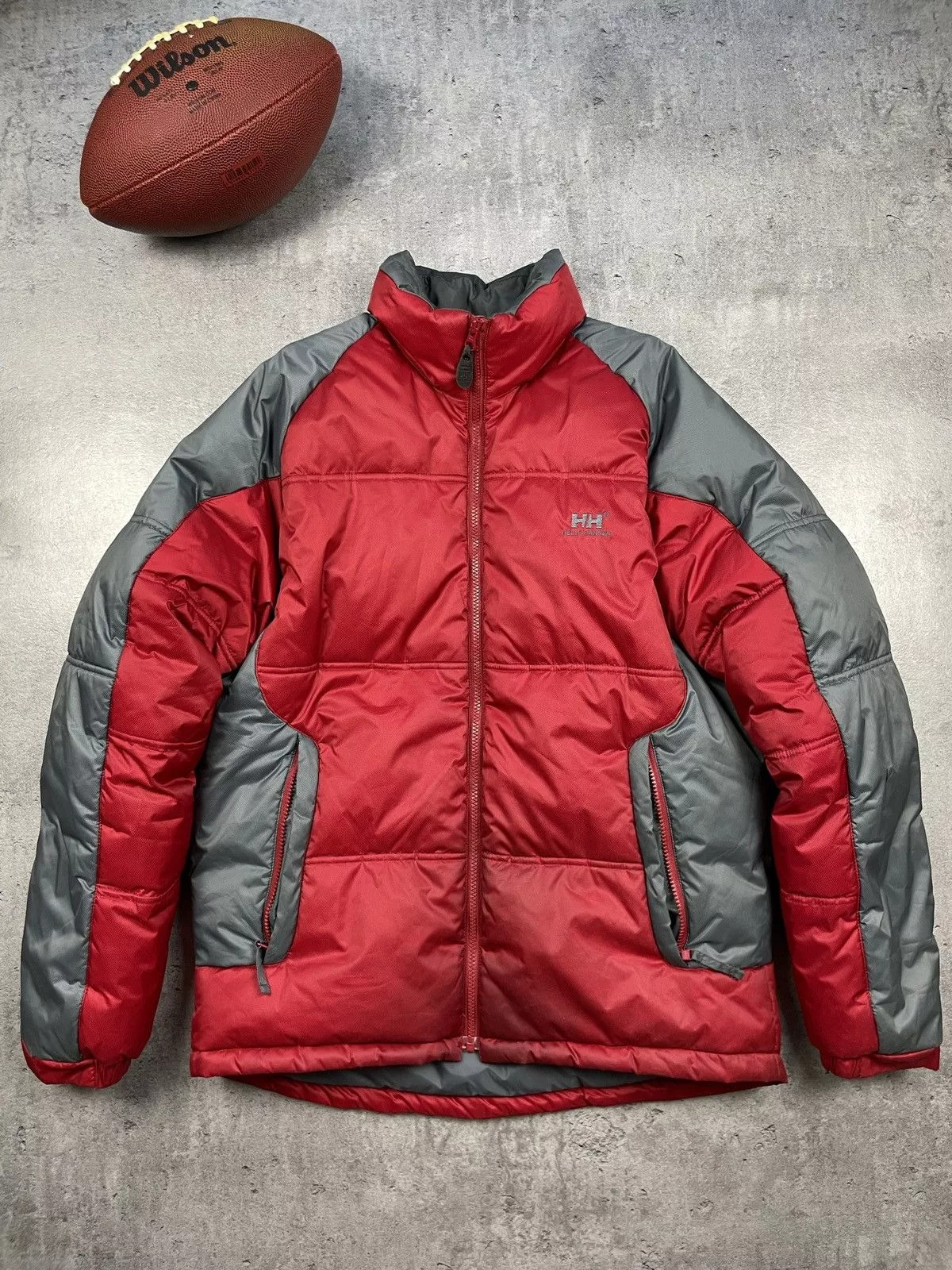 Helly Hansen Heavy Coats Helly Hansen × Japanese Brand Helly Hansen puffer jacket baggy oversize og vintage retro Red Gorpcore