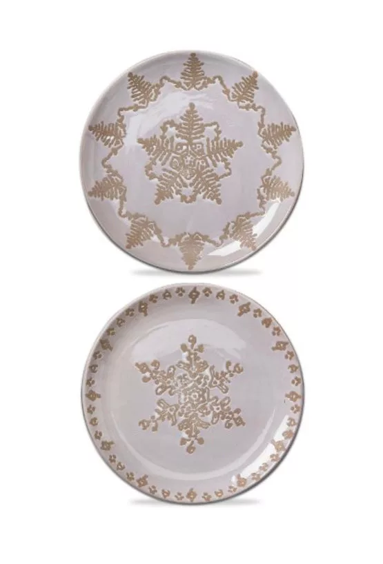 Falling Snow Appetizer Plate