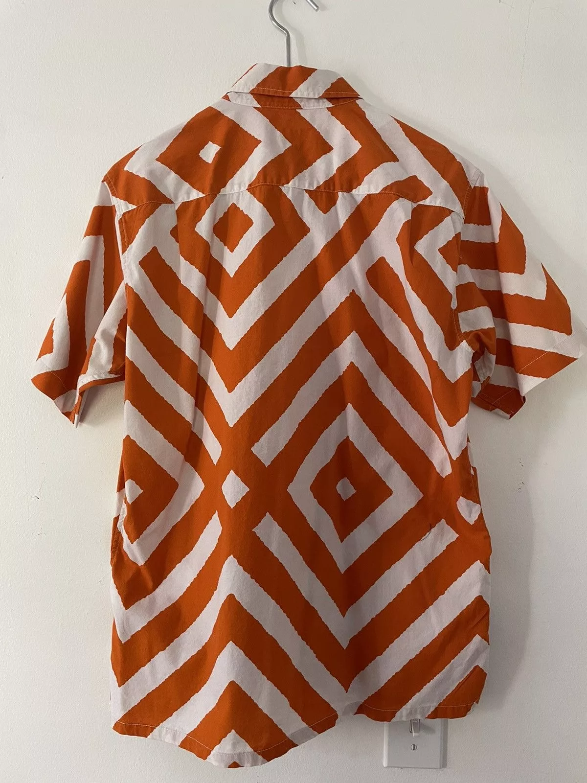 Supreme Shirts Button Ups SUPREME Maze Shirt Orange