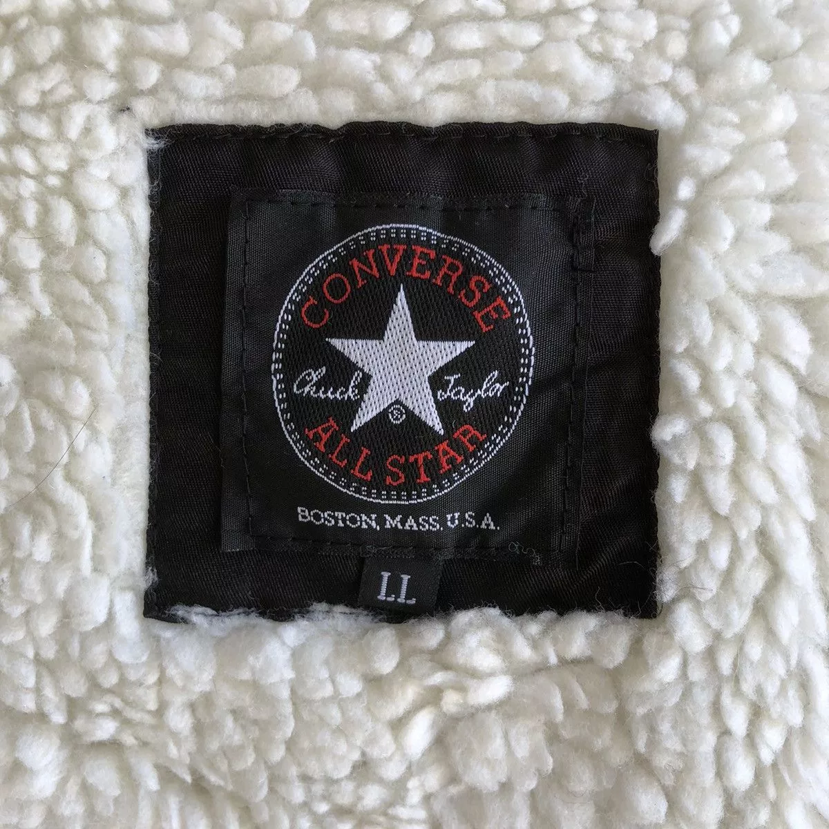 Converse Raincoats CONVERSE spellout embroidered logo raincoat Black