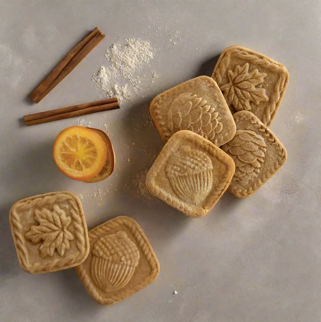 Fall Forest Springerle Cookie Stamps