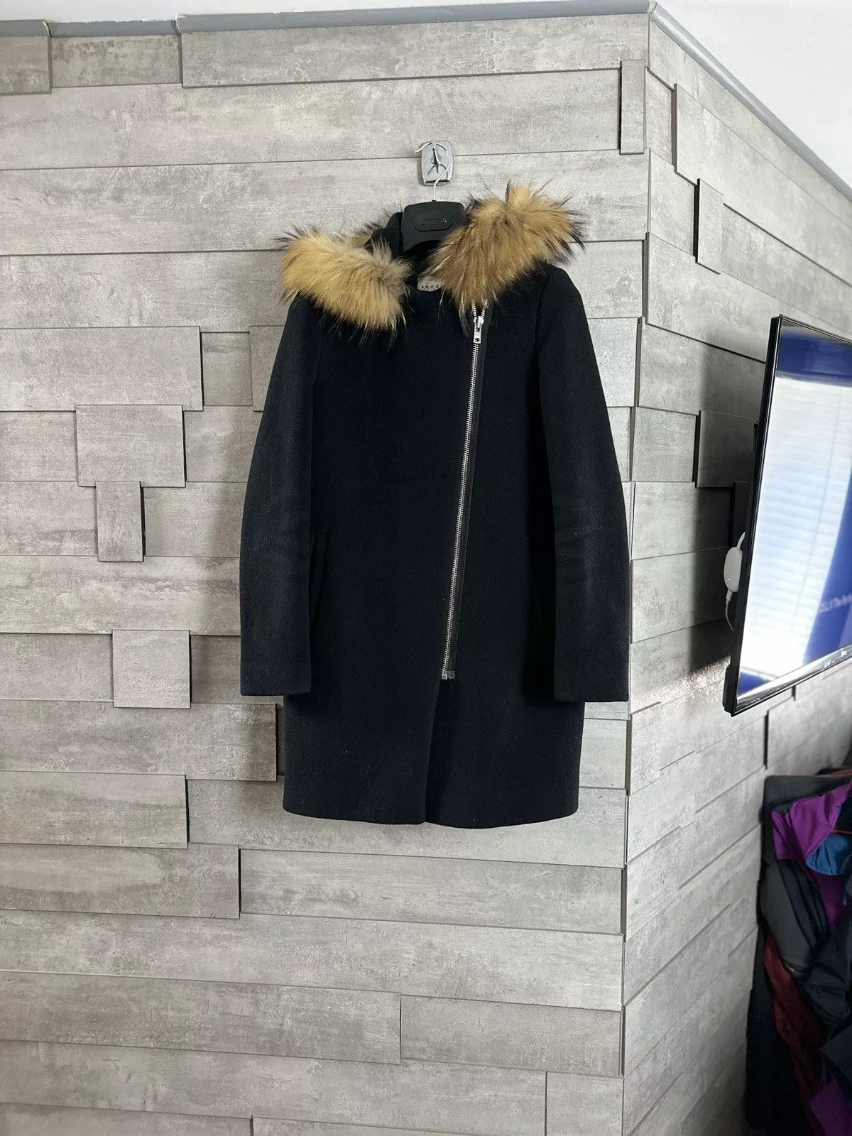 Designer Coats Designer × Sandro Sandro Paris coat Black