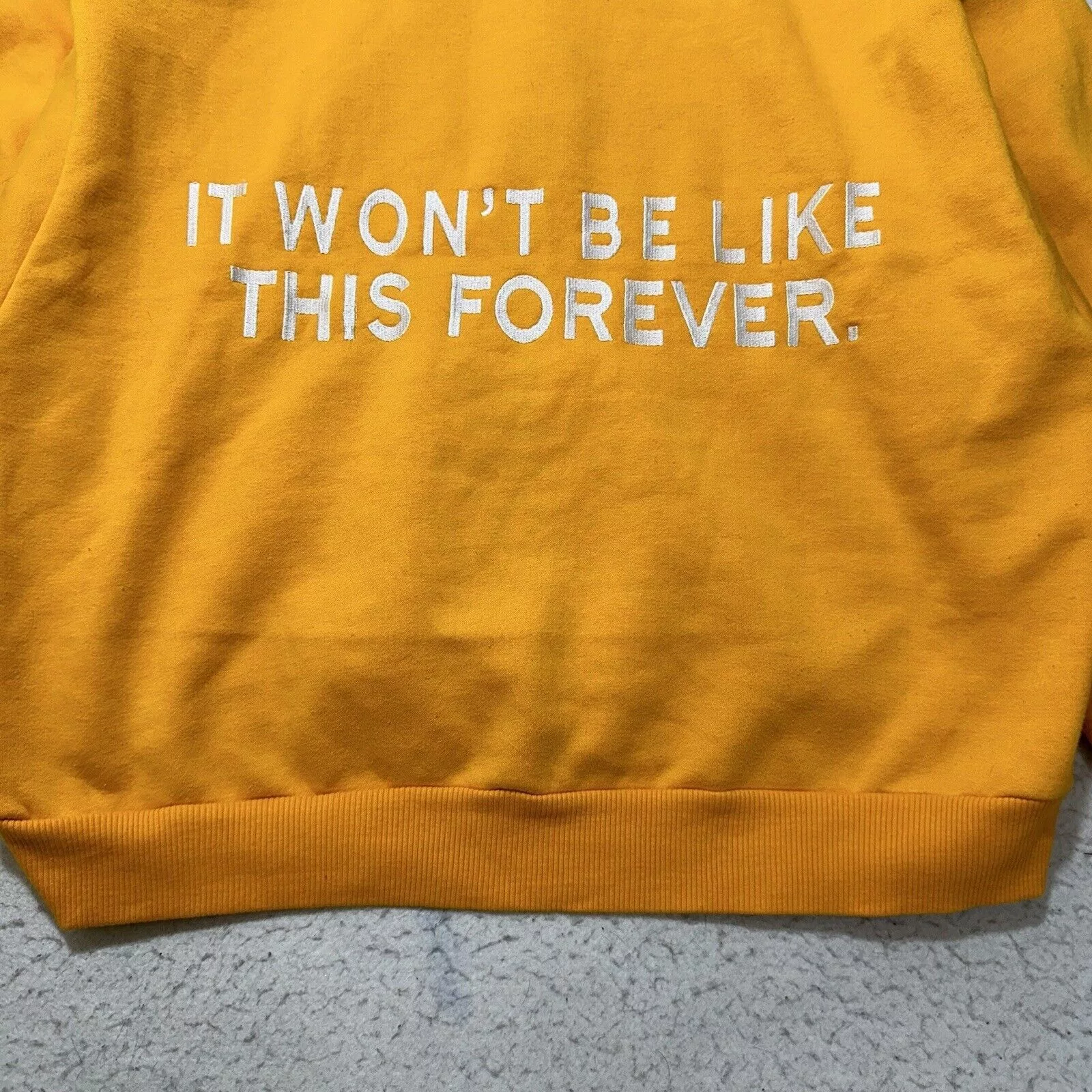 Other Sweatshirts Hoodies Other Get Some Sleep XXL Hoodie Won't Be Like This Forever Mustard Yellow