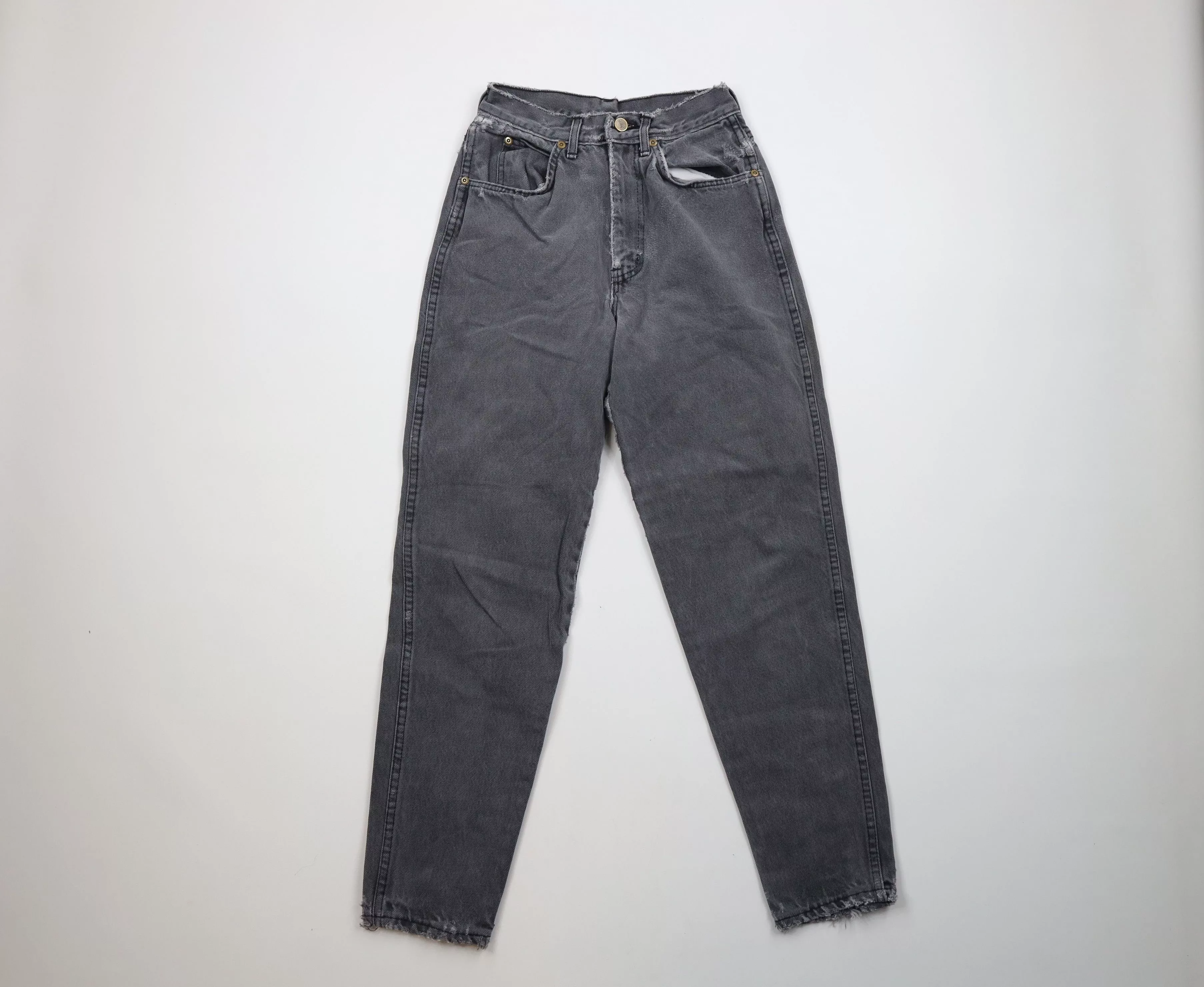 Vintage Jeans Vintage 90s Streetwear Tapered Leg Denim Jeans Black USA