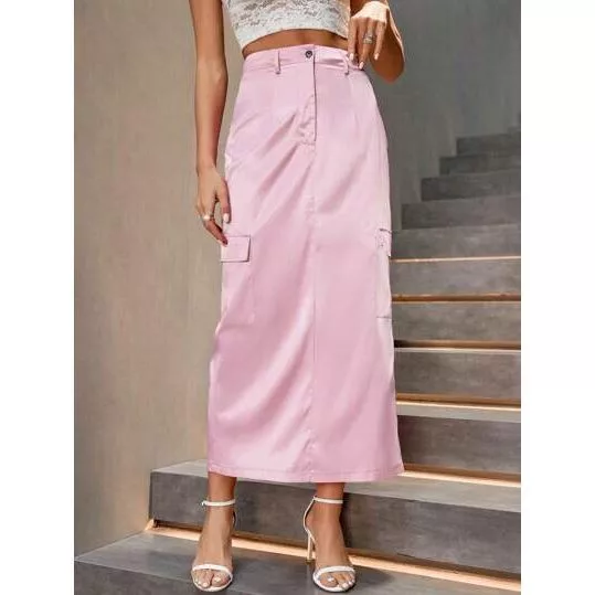 Other Maxi Skirts Other Haute Monde Barbiecore Women’s Young Contemporary Rose Gold Pink