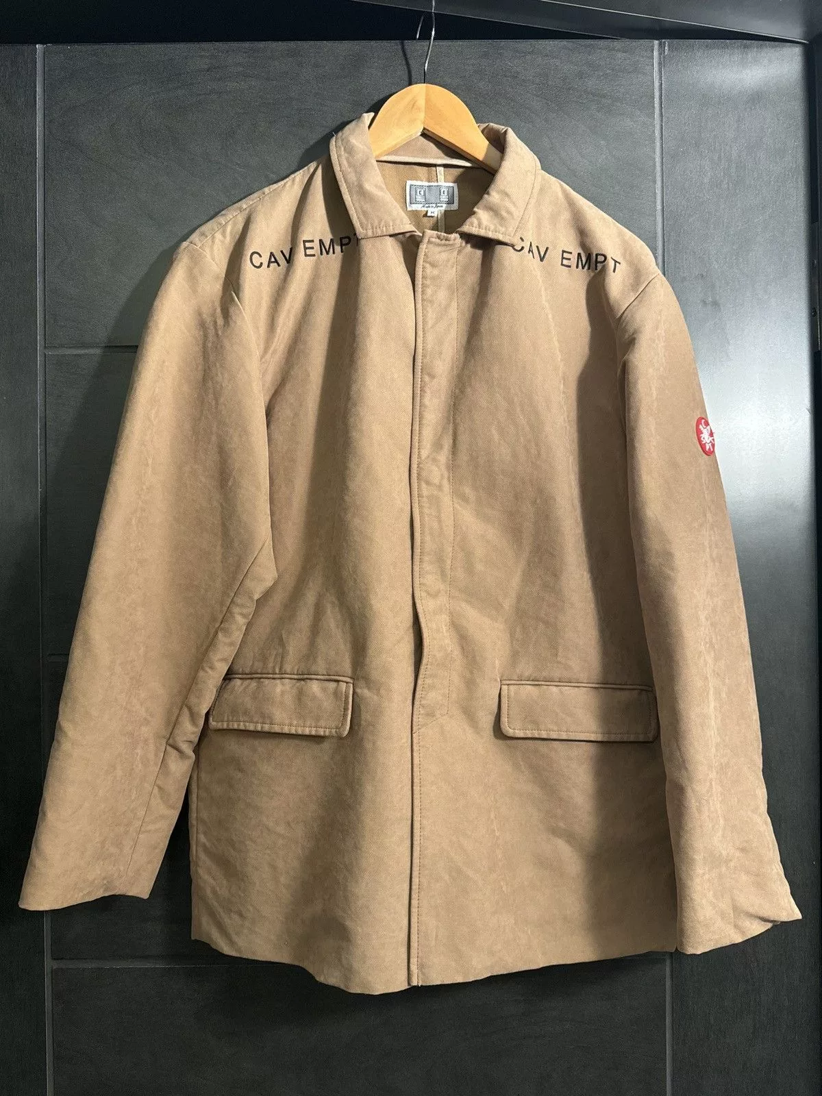 Cav Empt Light Jackets Cav Empt light brown chore jacket
