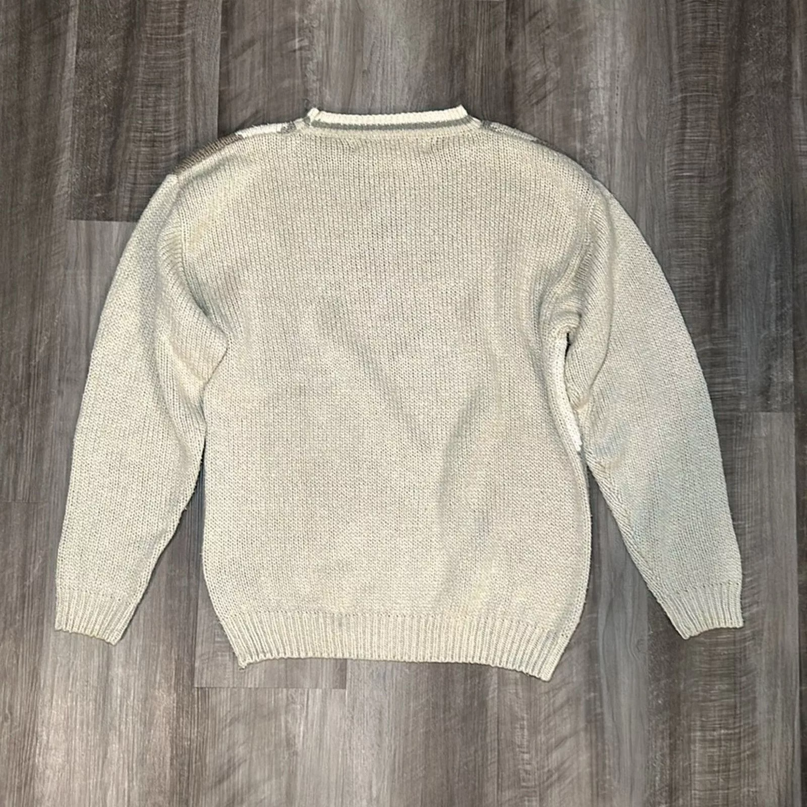 Method Sweaters Knitwear Method Vintage Silk Blend Sweater - Small White