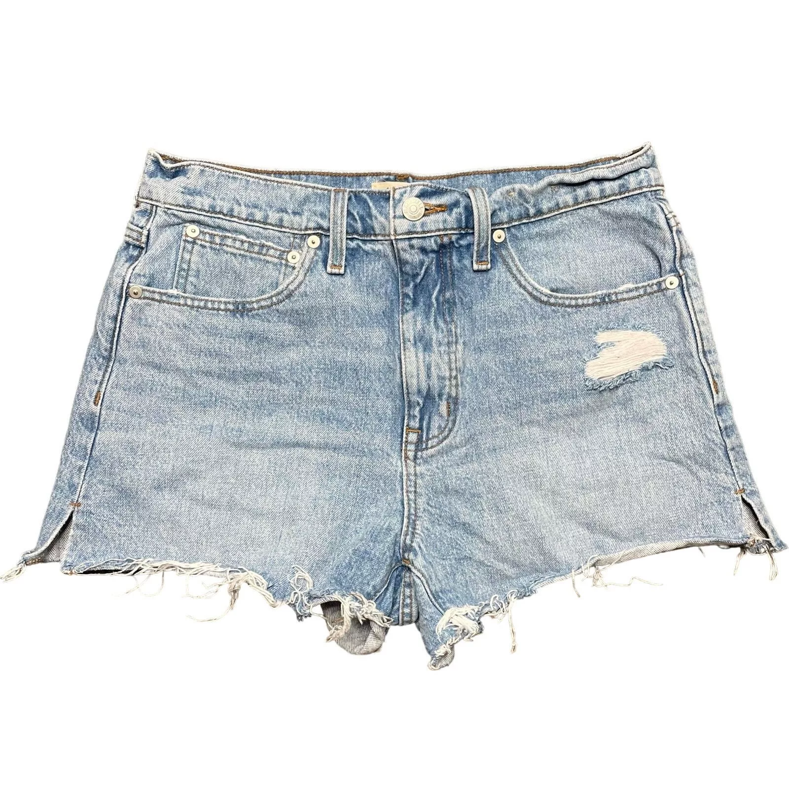 Madewell Shorts Madewell Relaxed Denim Shorts Blue