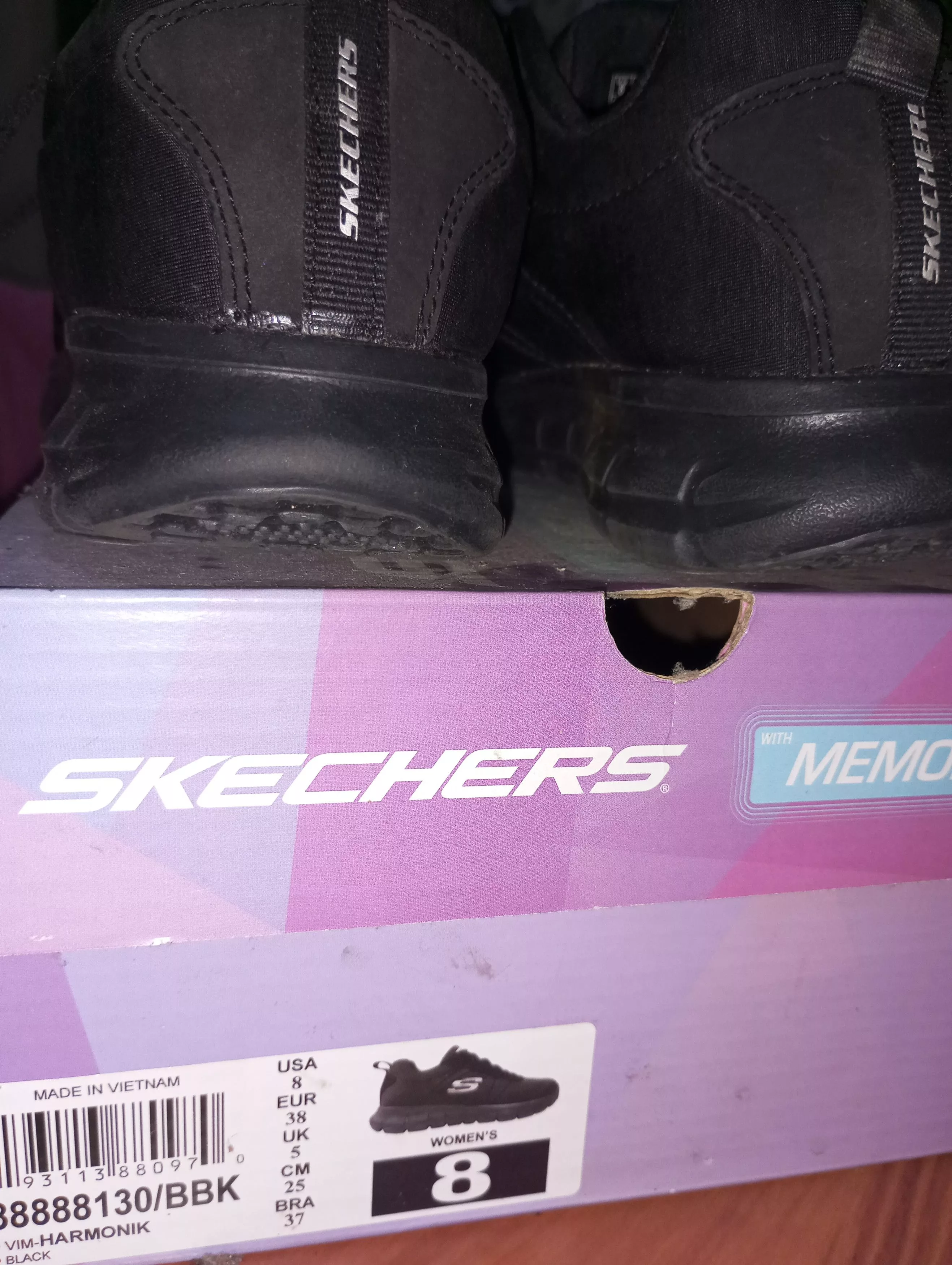 Other Platforms Other SKECHERS(memory foam) Black Sportswear