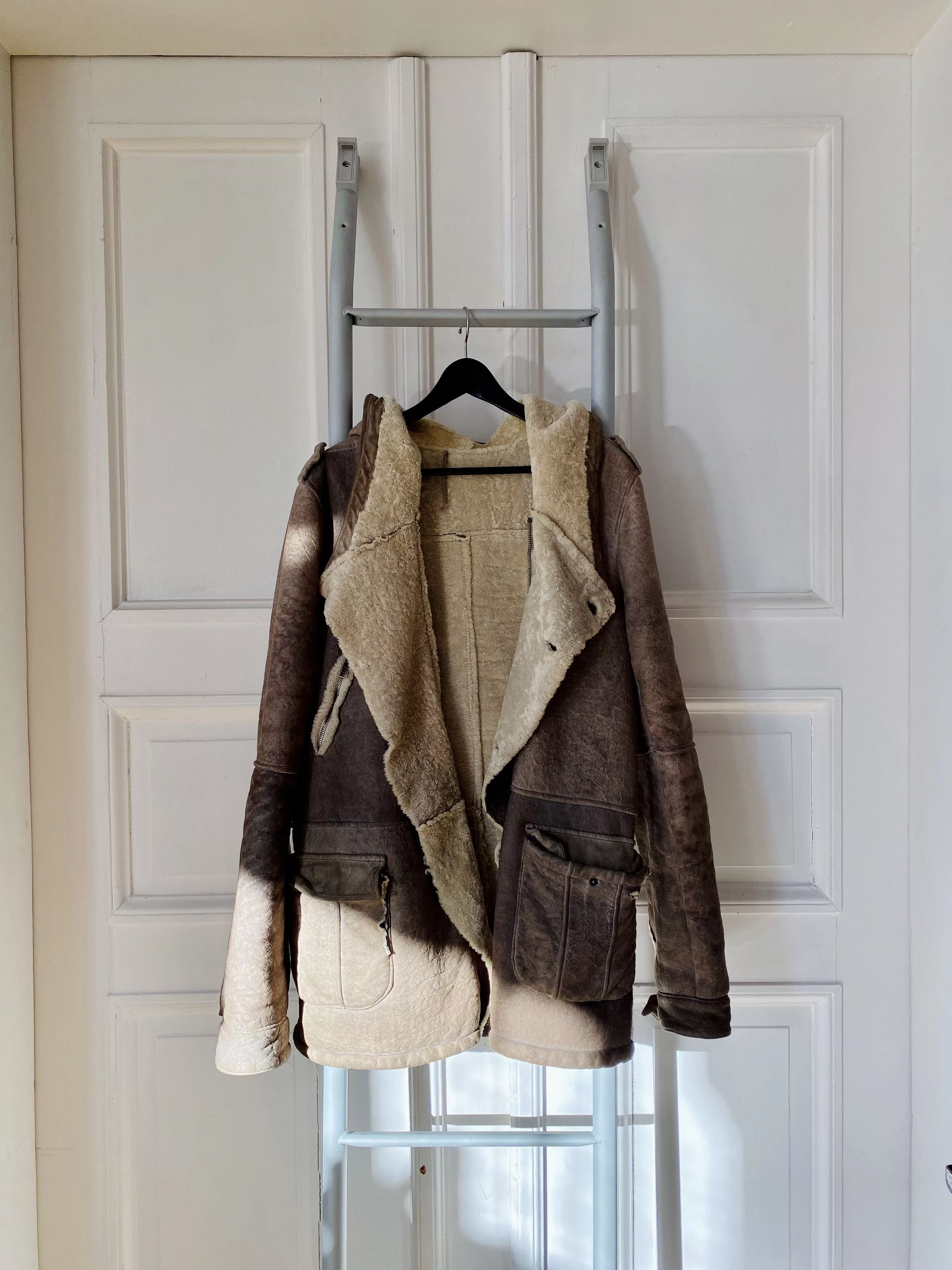 Giorgio Brato Heavy Coats GIORGIO BRATO Solf Leather Coat Beige