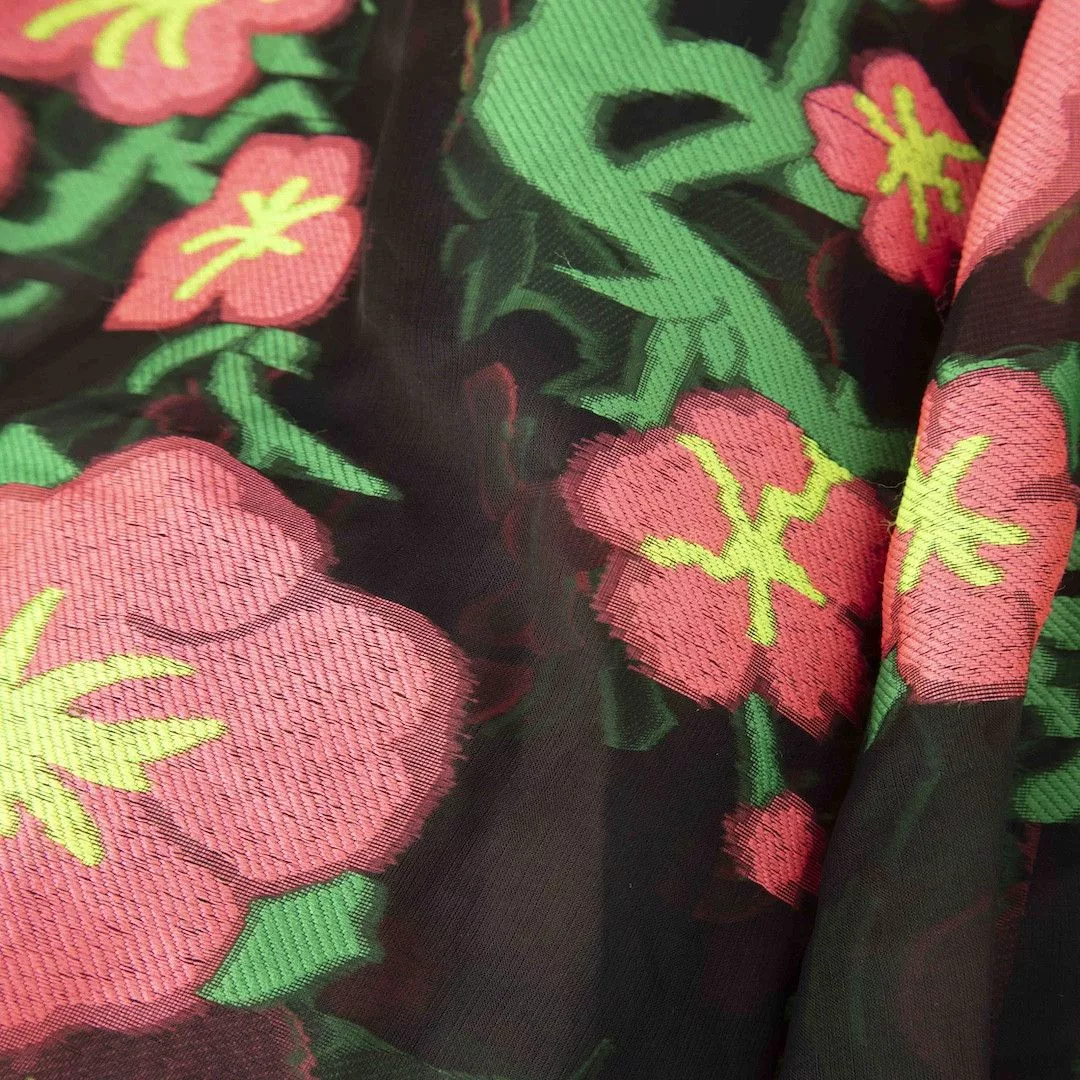 Other Blouses Other SS15 Floral Embroidered Sheer Blouse Multi