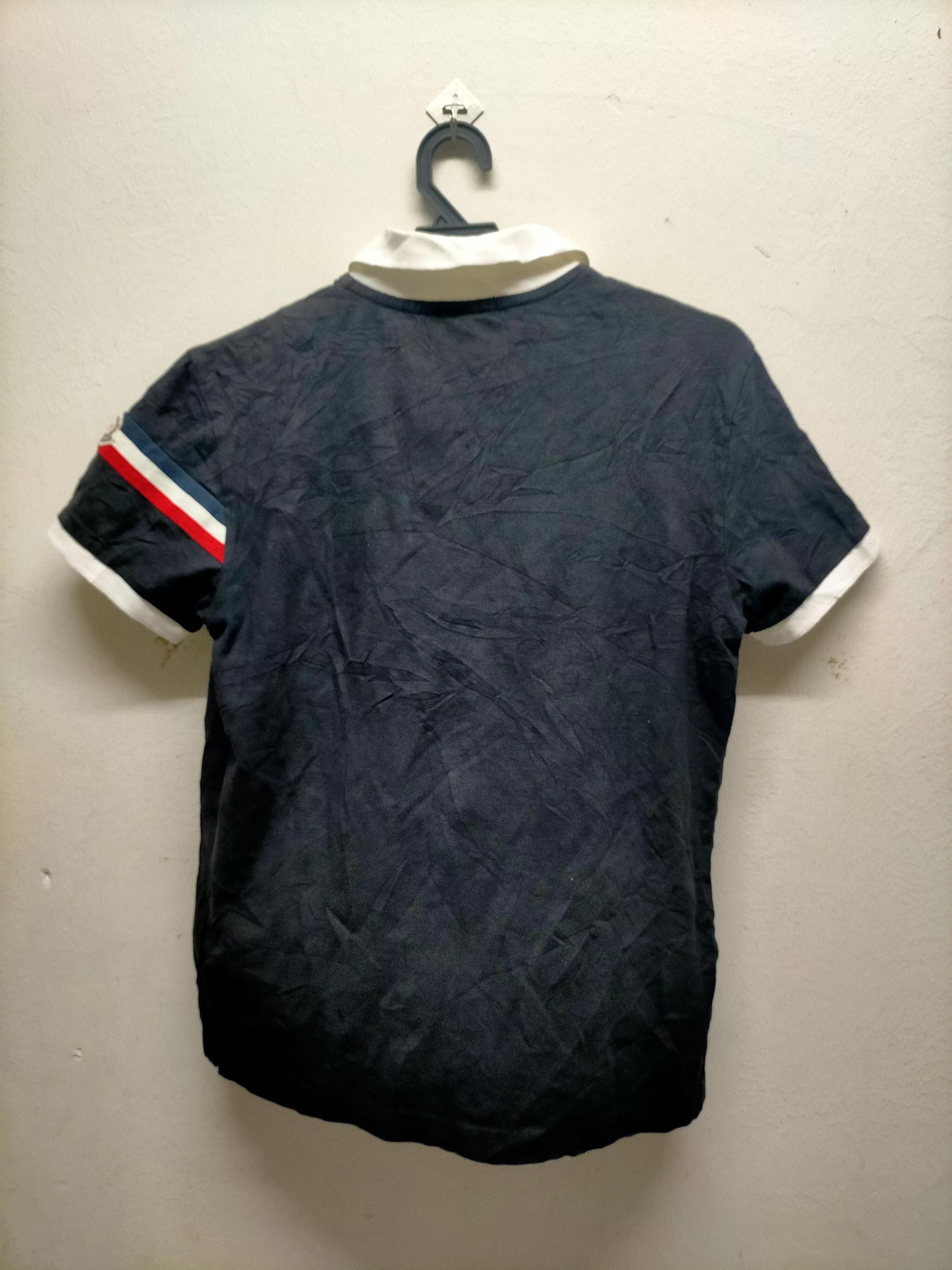 Moncler Polos Moncler Polo Tshirt Black