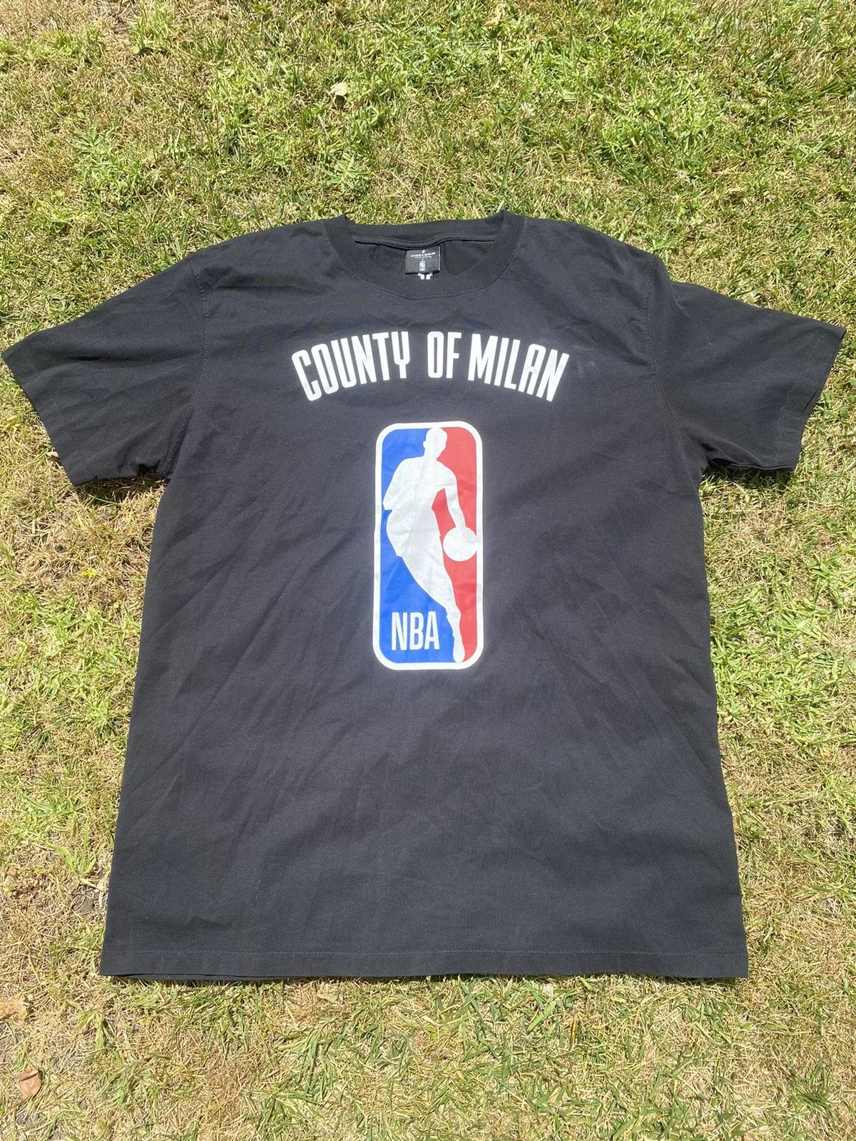 Marcelo Burlon Short Sleeve T Shirts Marcelo Burlon × NBA Marcelo Burlon County of Milan x NBA Tee Black