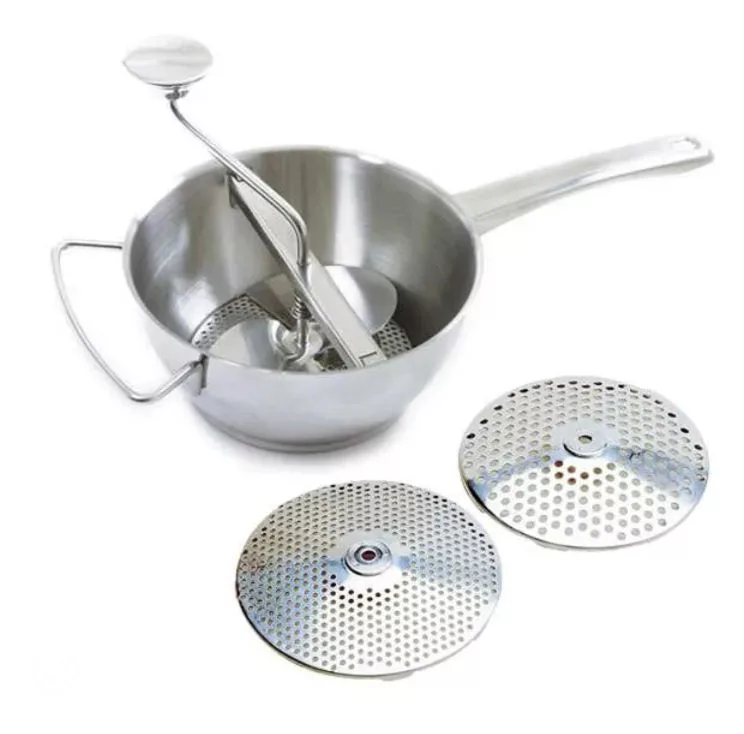 --SS Food Mill w/2 Discs