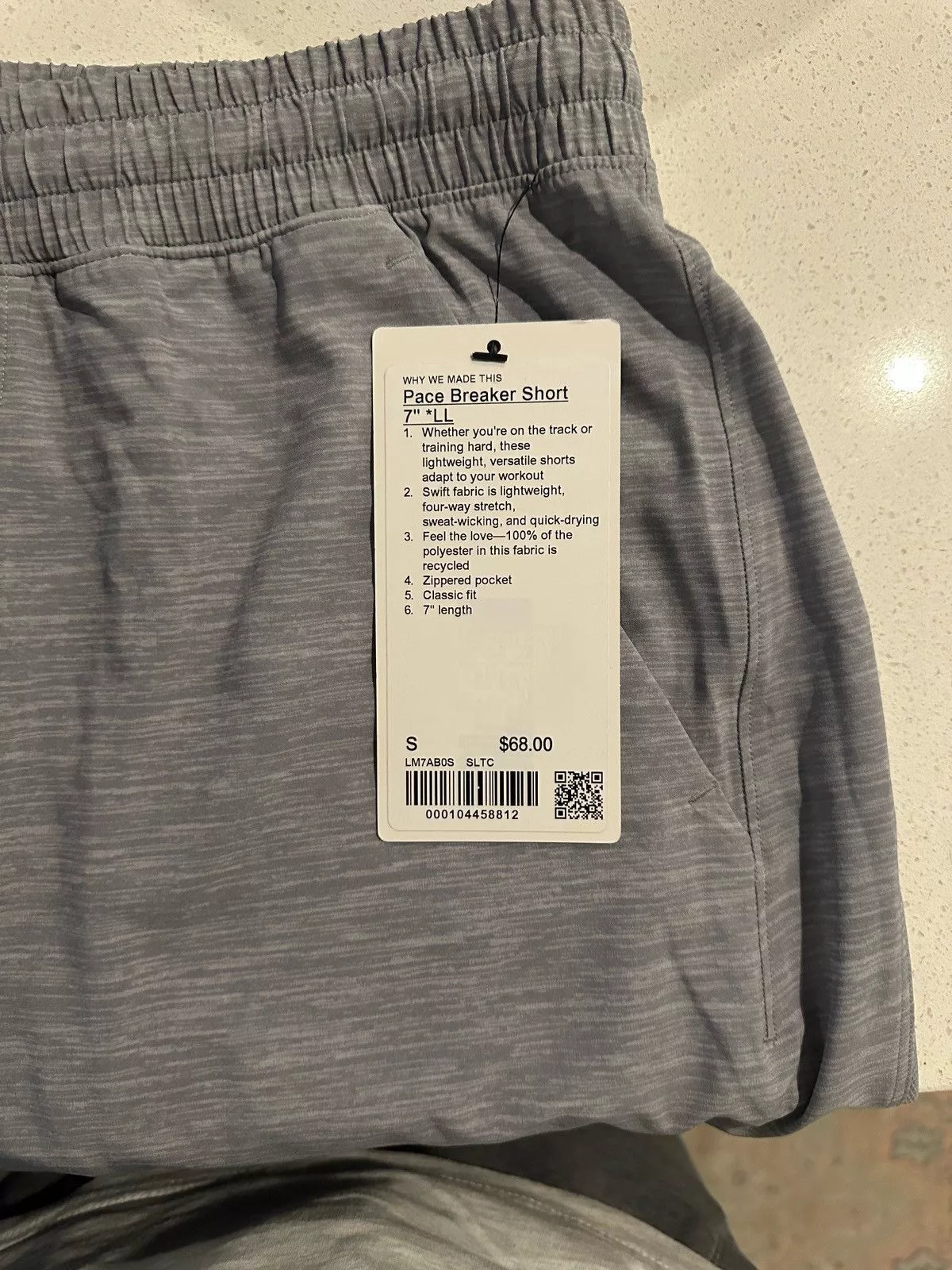 Lululemon Shorts Lululemon pace breaker shorts Gray