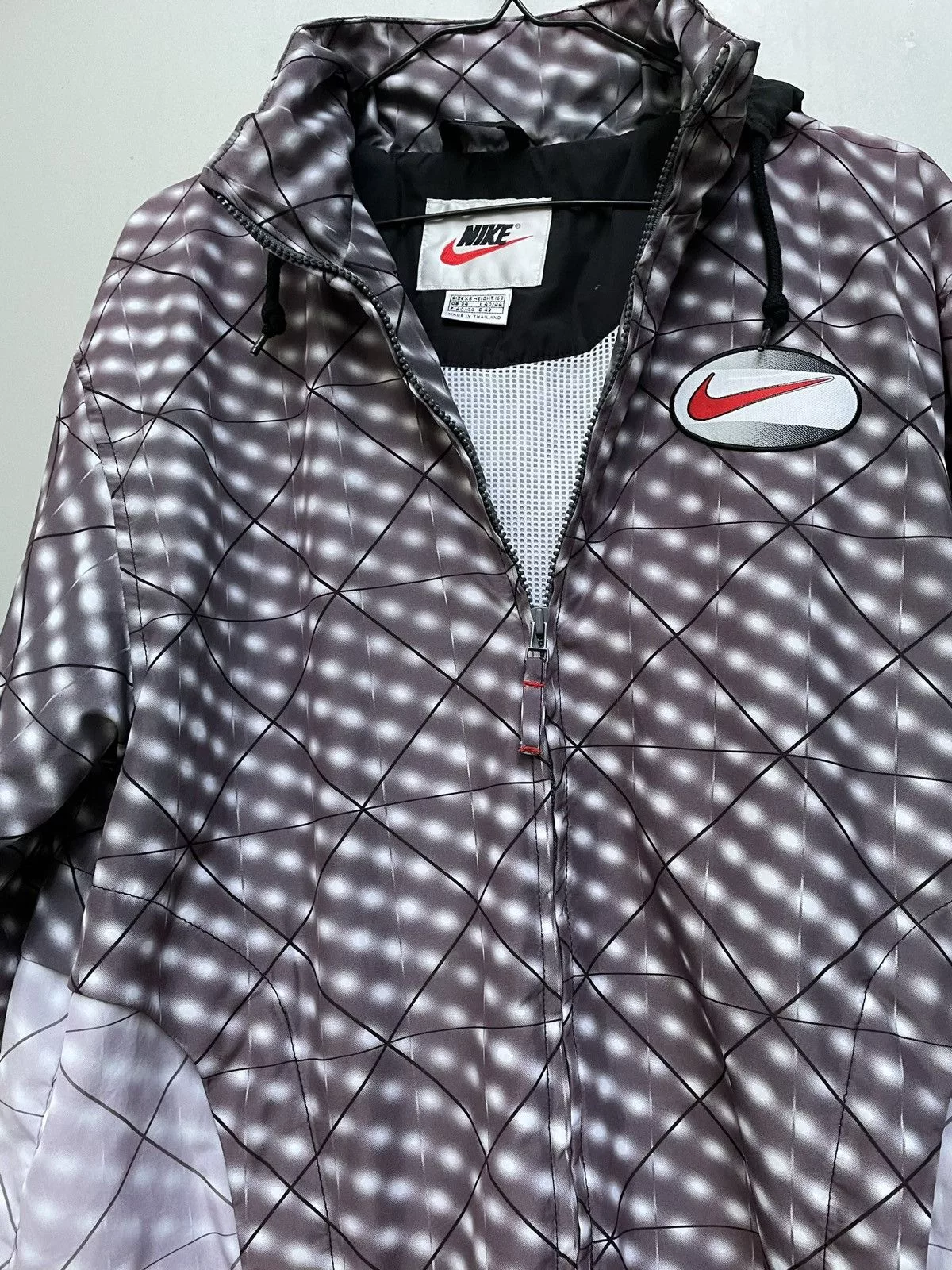 Nike Light Jackets Nike × Vintage Vintage Nike Jacket double logo Multi