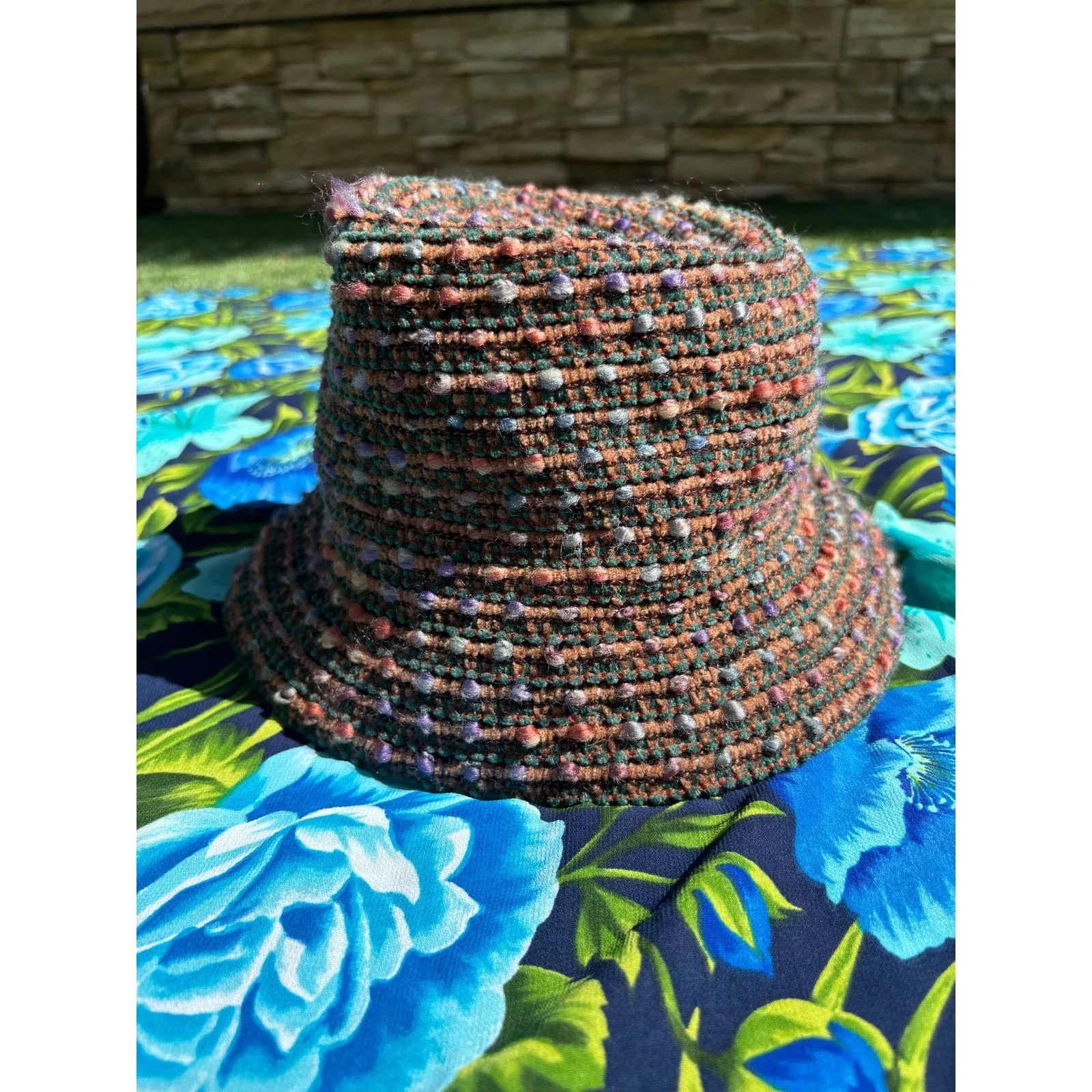 Vintage Hats Vintage Bucket Hat Brown