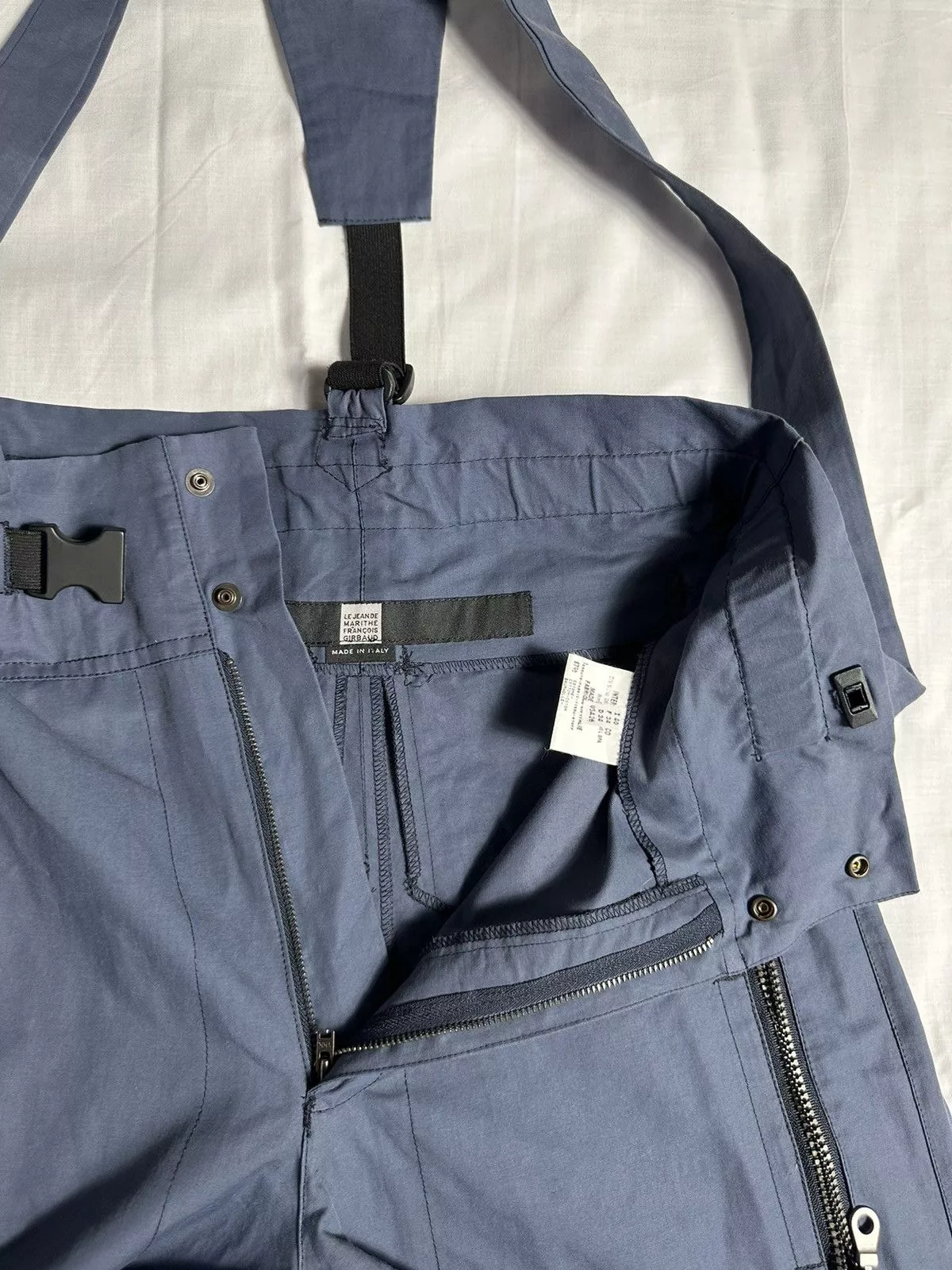 Designer Jumpsuits Designer × Marithe + Francois Girbaud 1980s Marithe Francois Girbaud avant garde Opium Y2K Blue Vintage