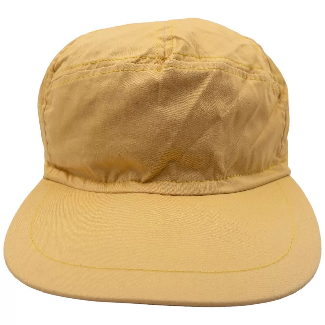 Stone Island Hats Vintage Stone Island Yellow Elasticated Cap