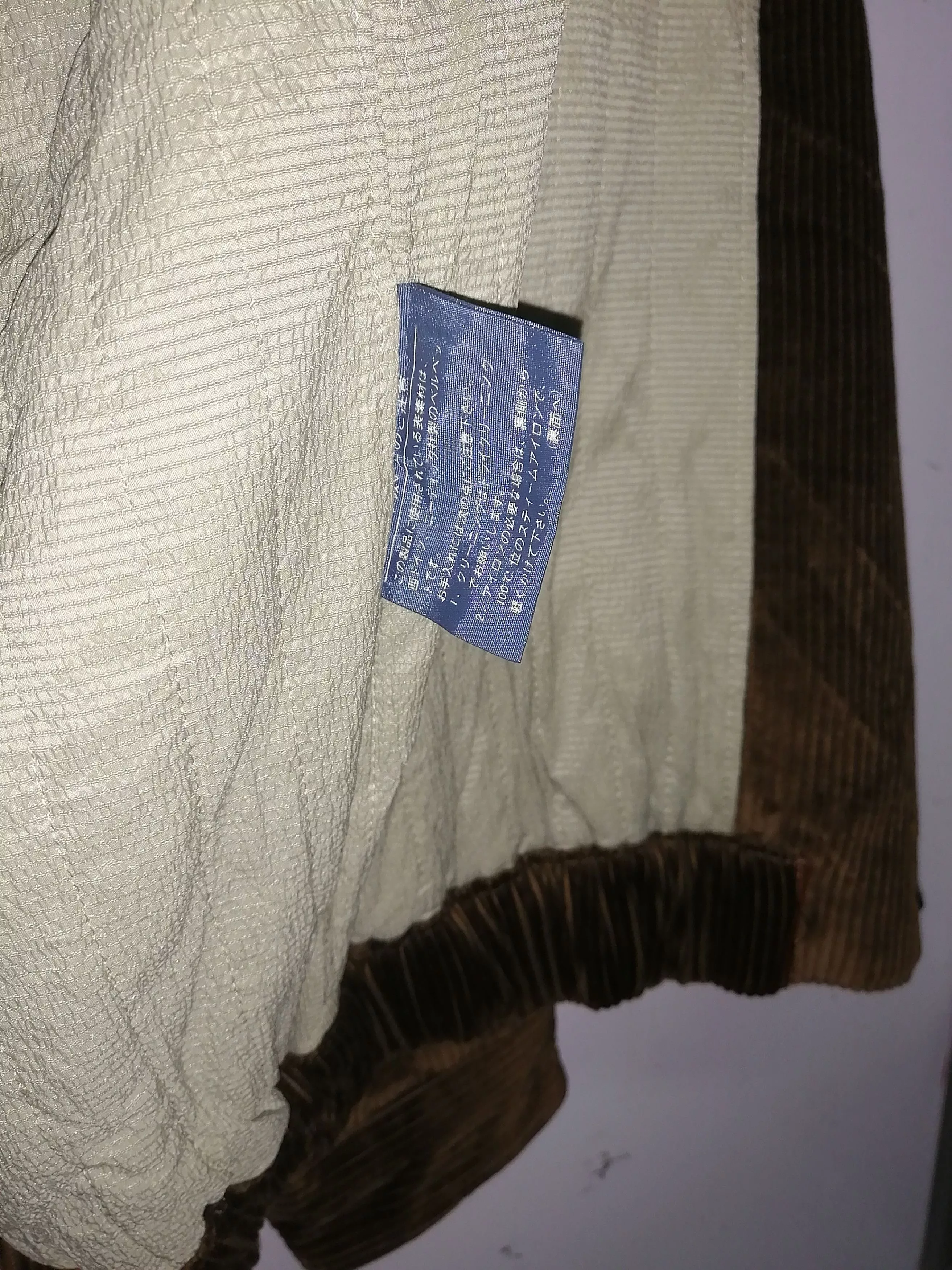 Designer Light Jackets Designer Egon Von Furstenberg Corduroy Jacket & Vest Combine Brown Vintage