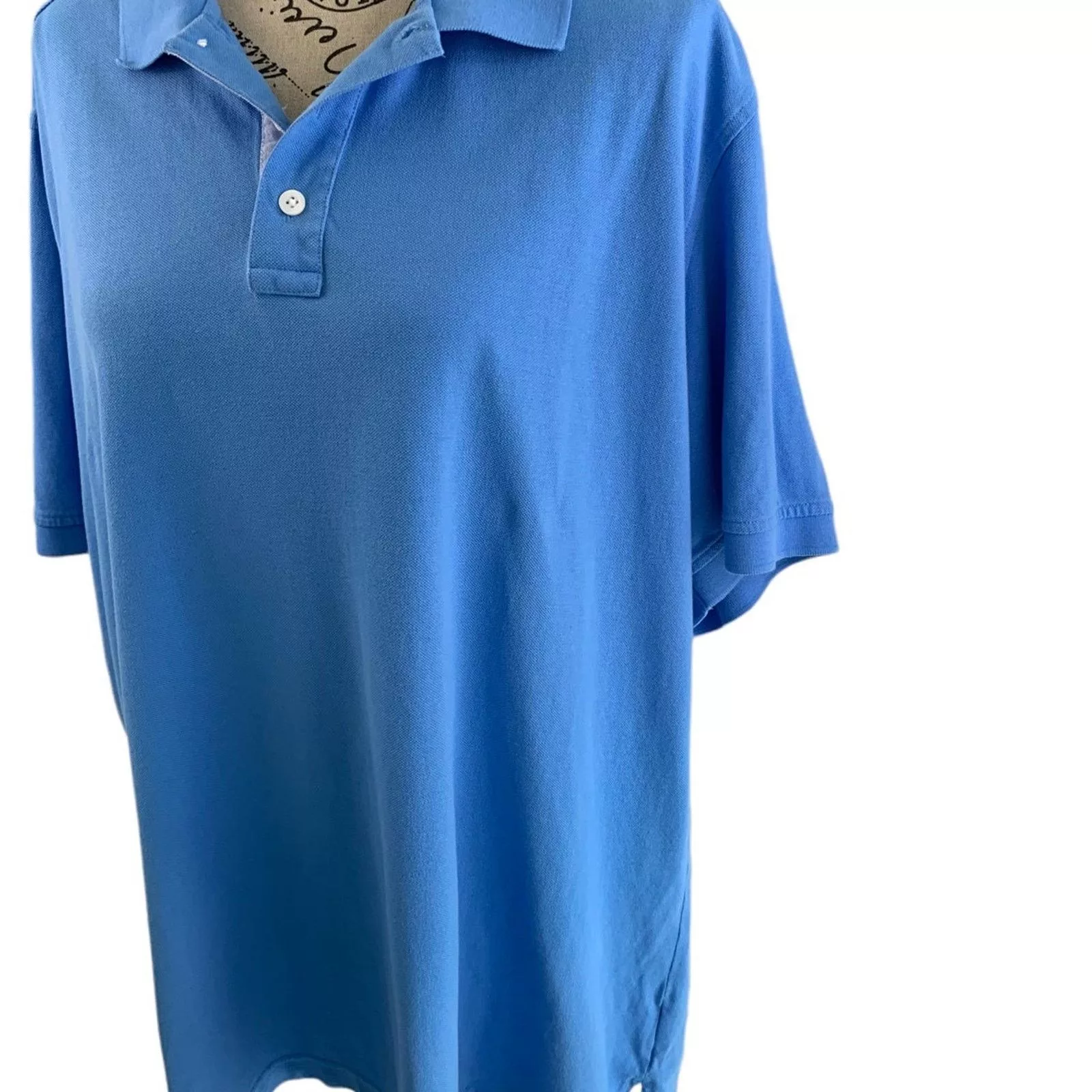 Nordstrom Polos *Nordstrom Men’s Shop Polo XL Blue Pullover Soft 100% Cotton