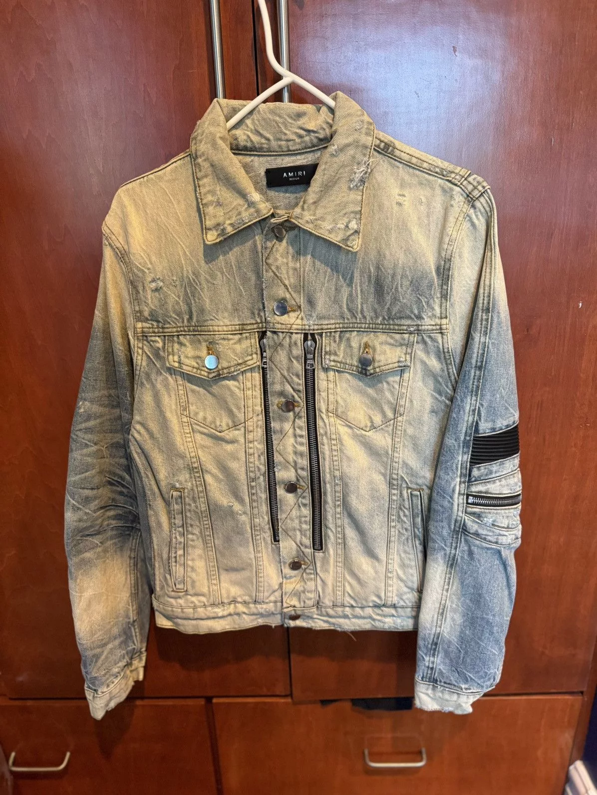 Amiri Denim Jackets Amiri Denim MX Trucker Jacket Blue