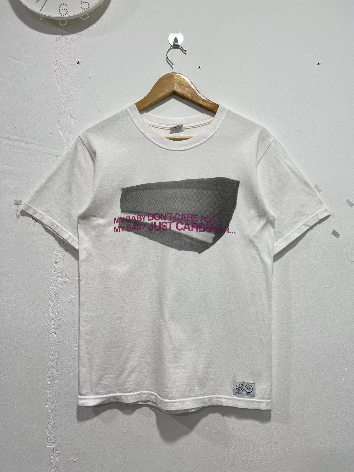 Fragment Design Short Sleeve T Shirts Fragment Design × Takashi Murakami × Vintage Vintage Y2K Takashi Murakami x Fragment Graphic Tshirt White